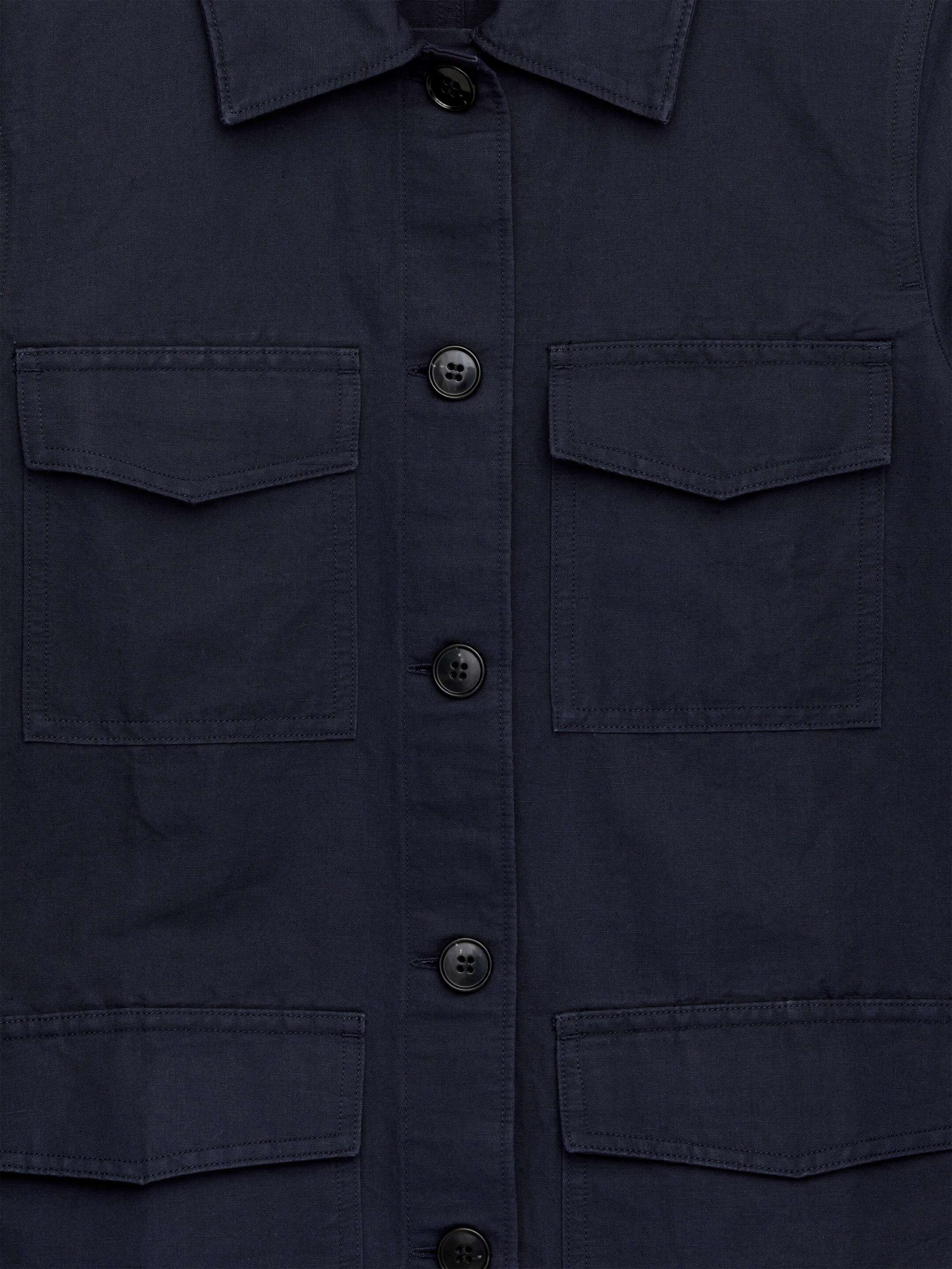Agrandir l'image: Surchemise ceinturée - Bleu foncé - FEMME | H&M FR 2