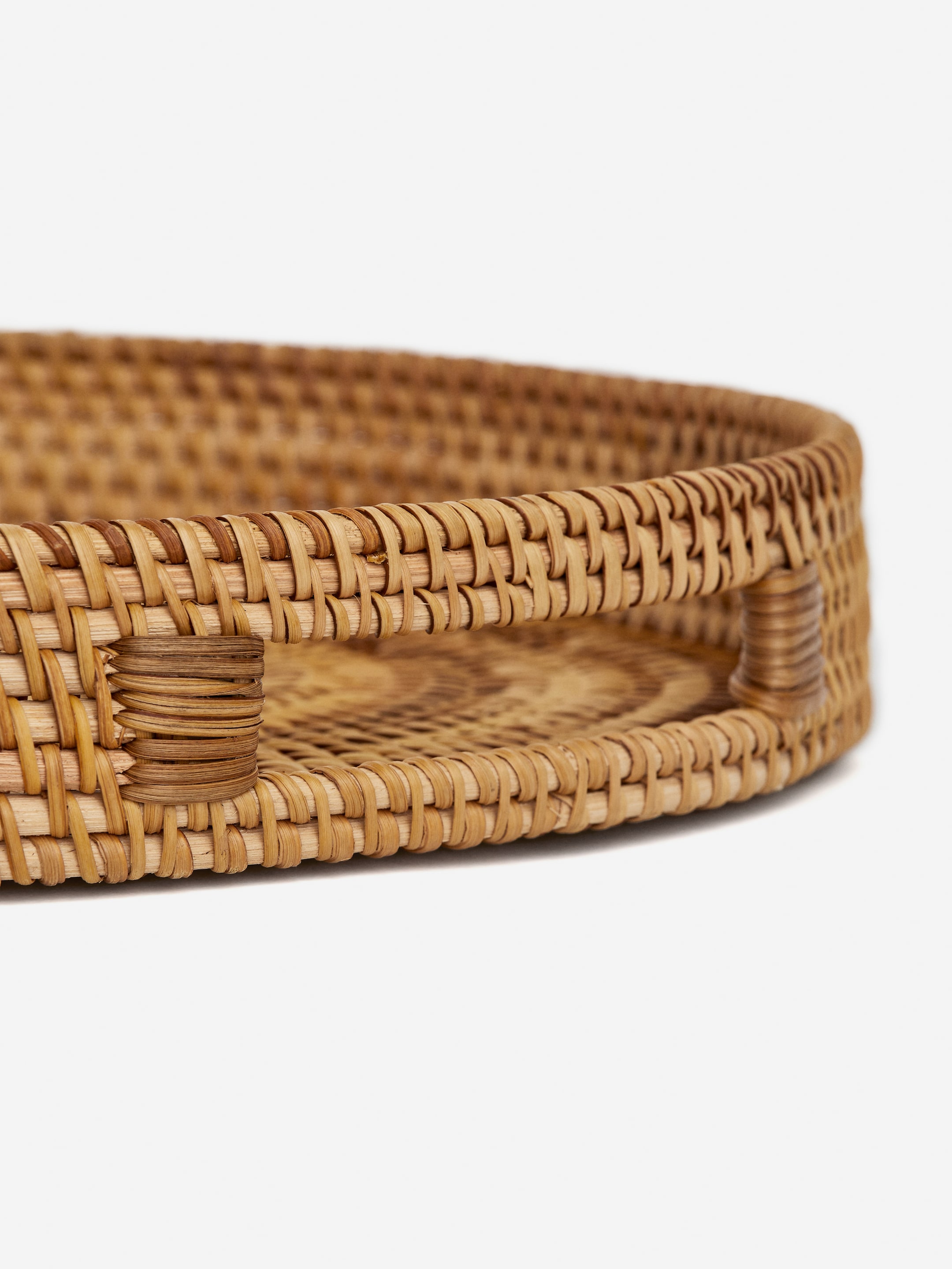 Zobacz większy obraz: Rattanowa taca 40 cm - Beżowy - HOME | H&M PL 2