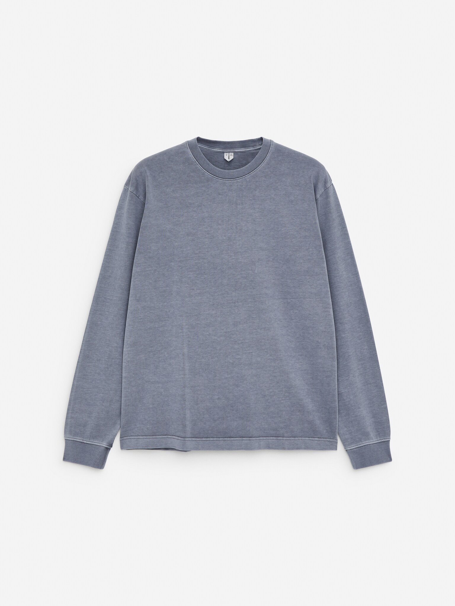 T-shirt à manches longues - Bleu délavé/Noir délavé/Beige délavé - 2