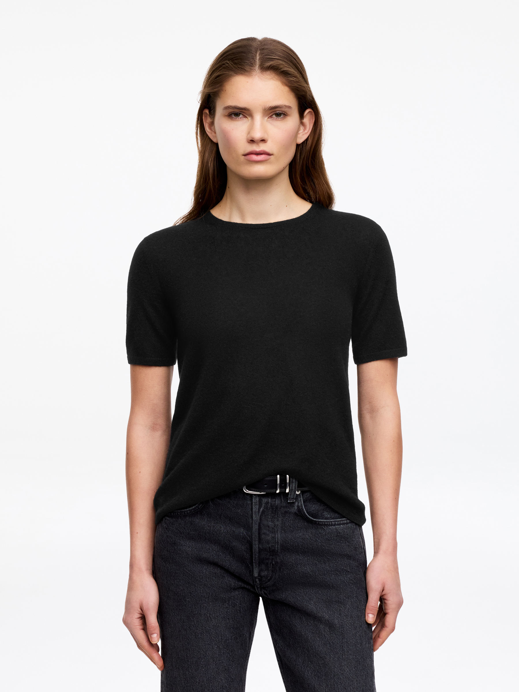 Pure Cashmere Top-#272627-17974