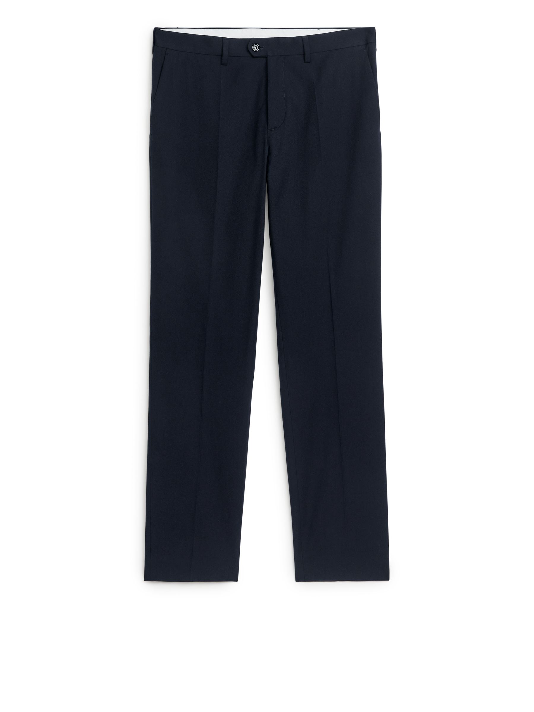 Gerade Anzughose aus Wolle - Dunkelblau - Regular Fit - Herren - StillMedia/DescriptiveStillLife - 1