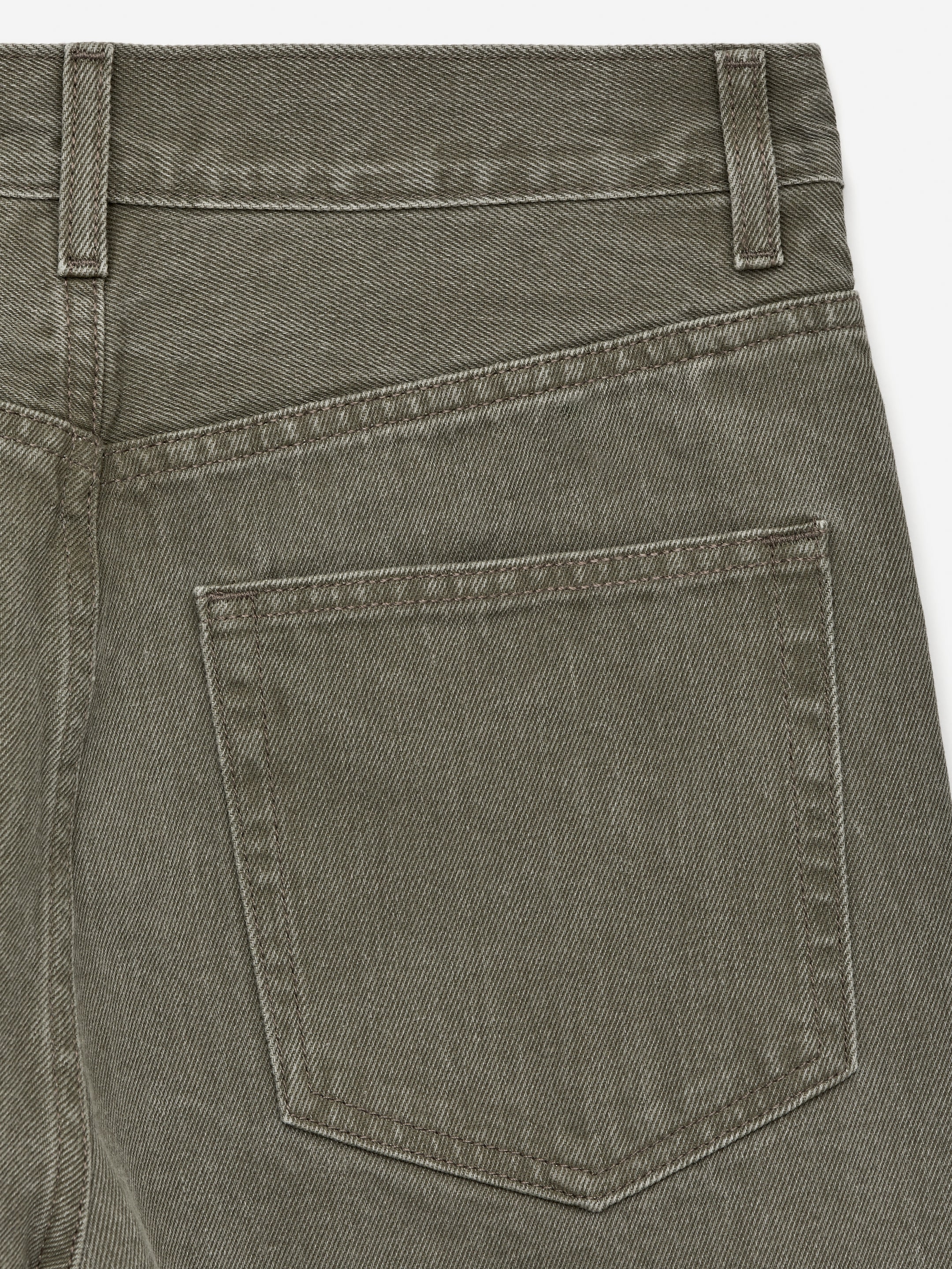 AMBER Barrel Jeans - Khaki Green - Loose fit - Women - StillMedia/DescriptiveDetail - 1