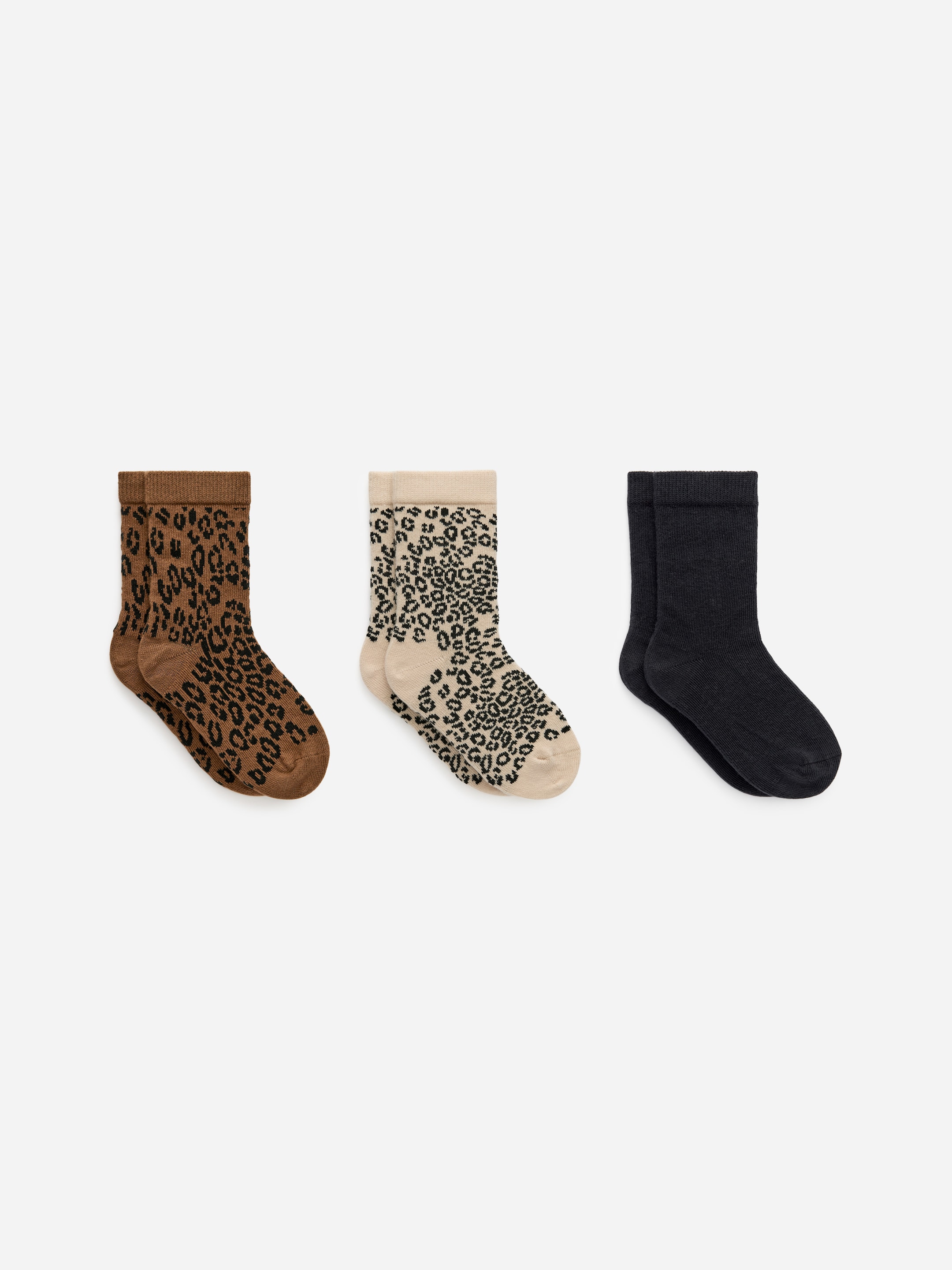 Cotton Socks Set of 3-#C5B9AB-17569