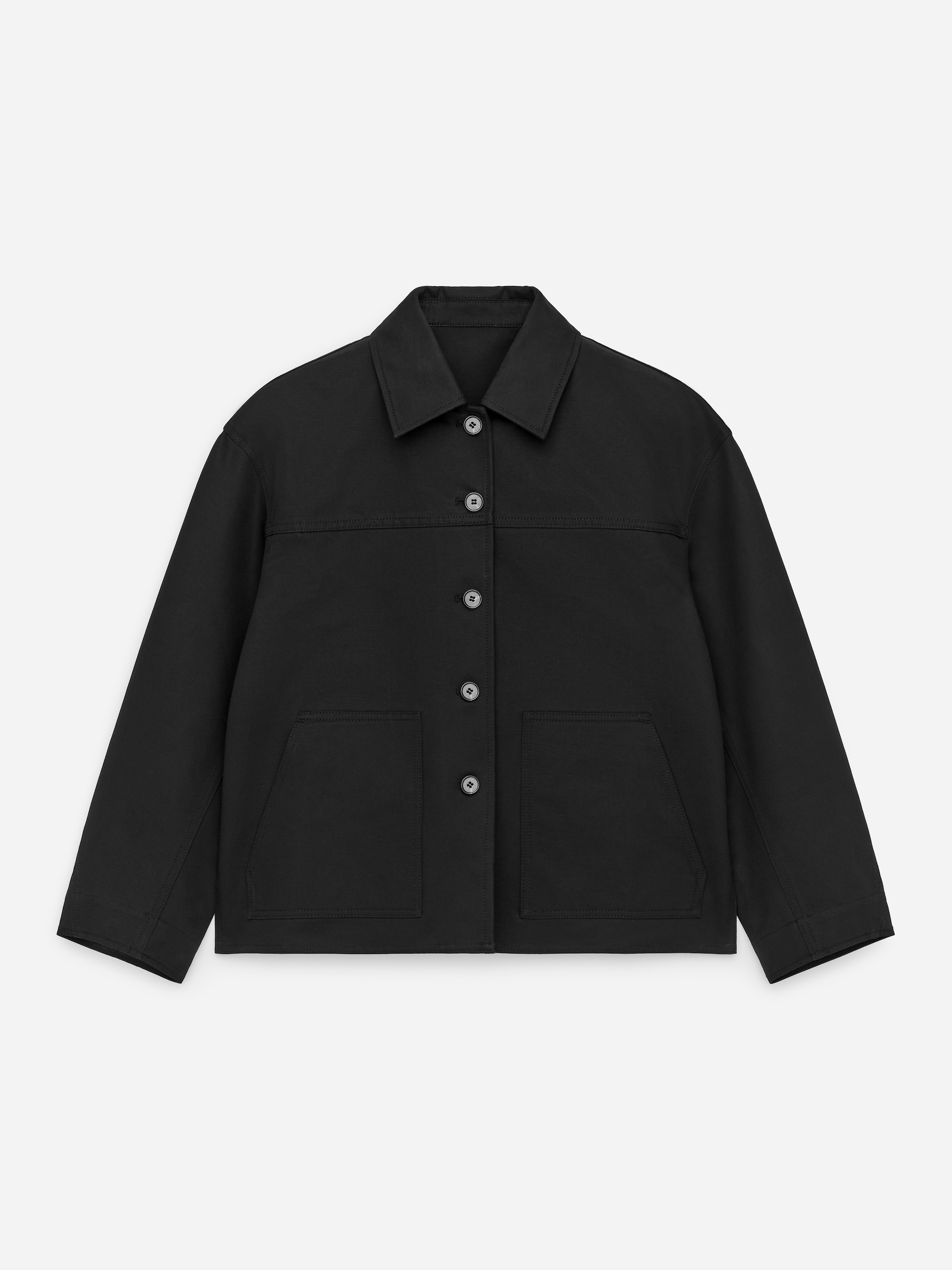 Strukturiertes Overshirt - Schwarz - Loose Fit - Damen - StillMedia/DescriptiveStillLife - 1