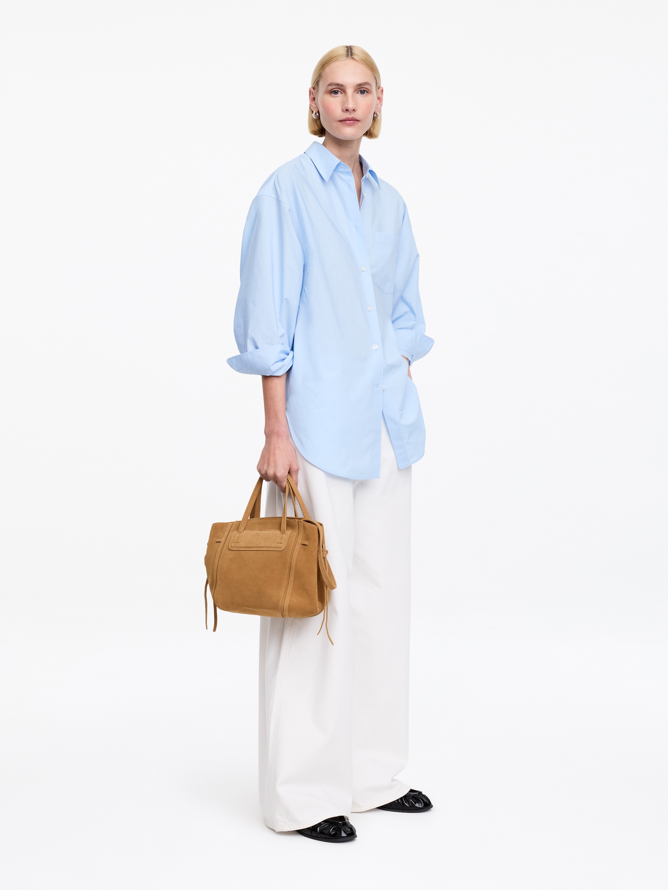 Bolso de piel estilo tote - Marrón - Women - StillMedia/Lookbook - 6