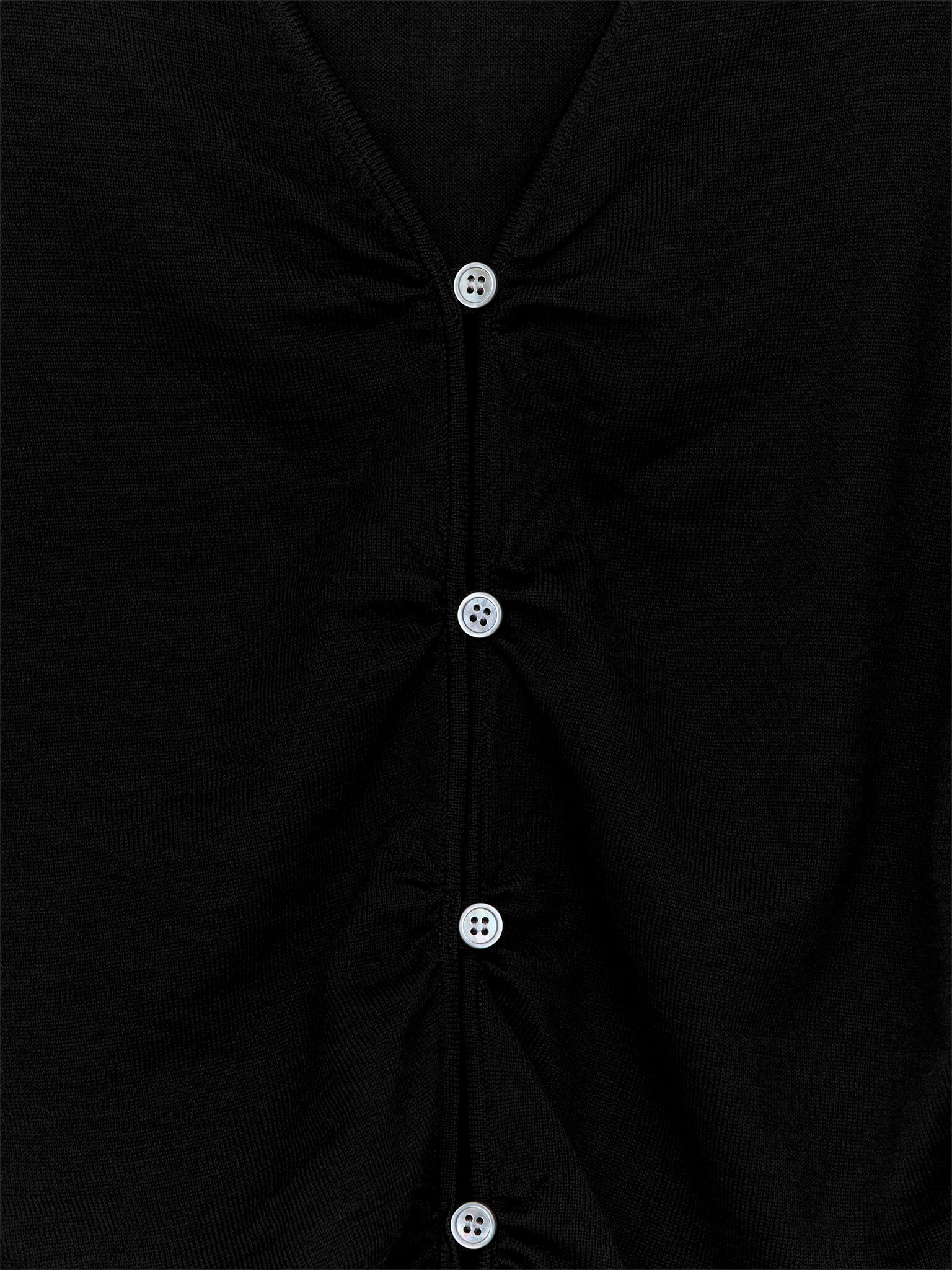 Merino Wool Top - Black - 6