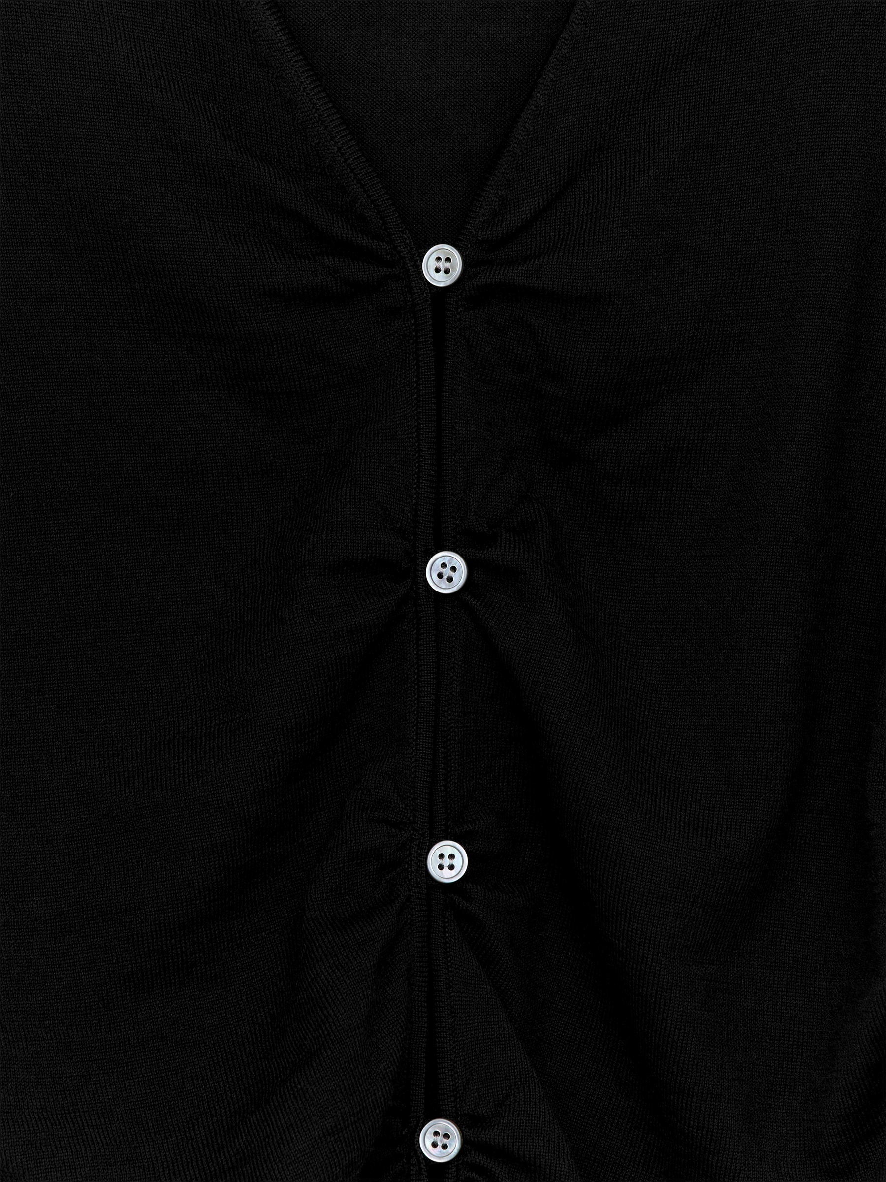 Merino Wool Top - Black - Slim fit - Women - StillMedia/DescriptiveDetail - 2