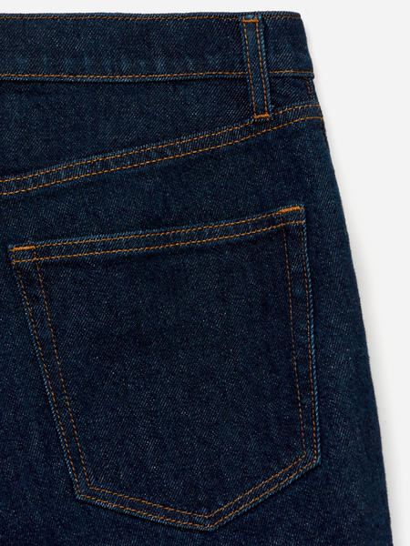 KARI BLUE JEAN/BURGUNDY main image 1
