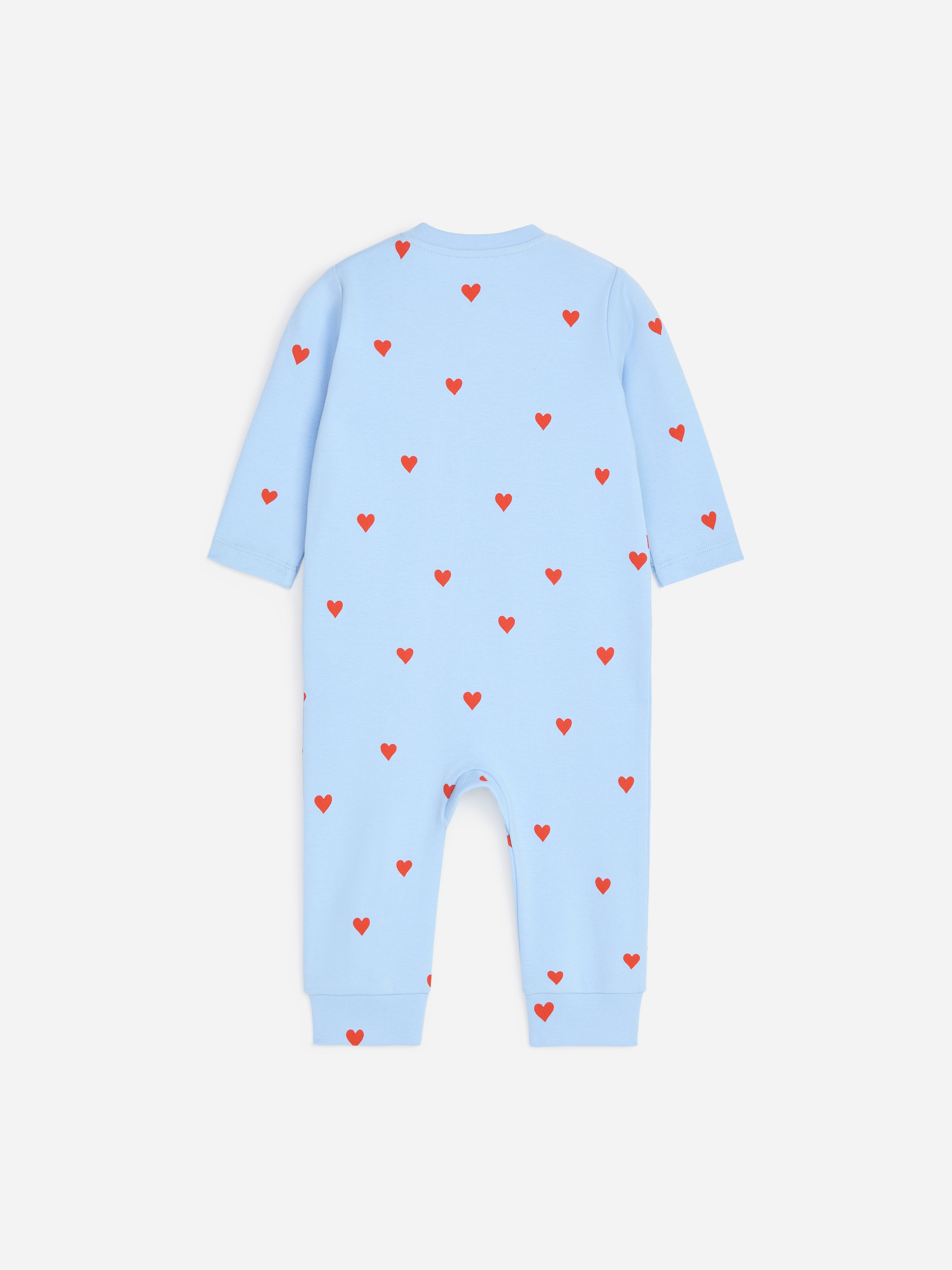 All-In-One Pyjama - Blue/Red Hearts - Regular fit - Children - StillMedia/DescriptiveStillLife - 2