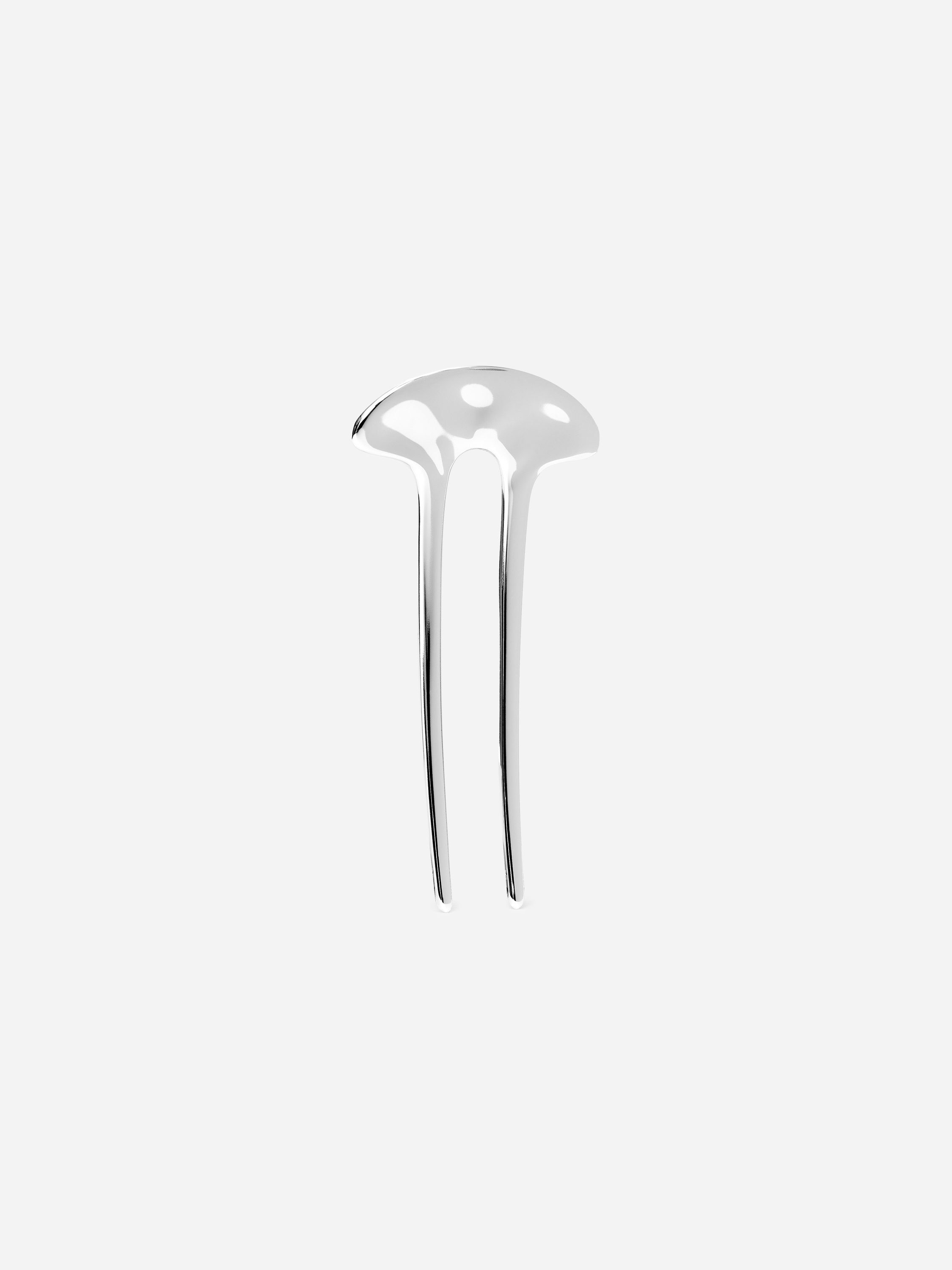 Sculptural Hair Pin-#DFDEDE-17533