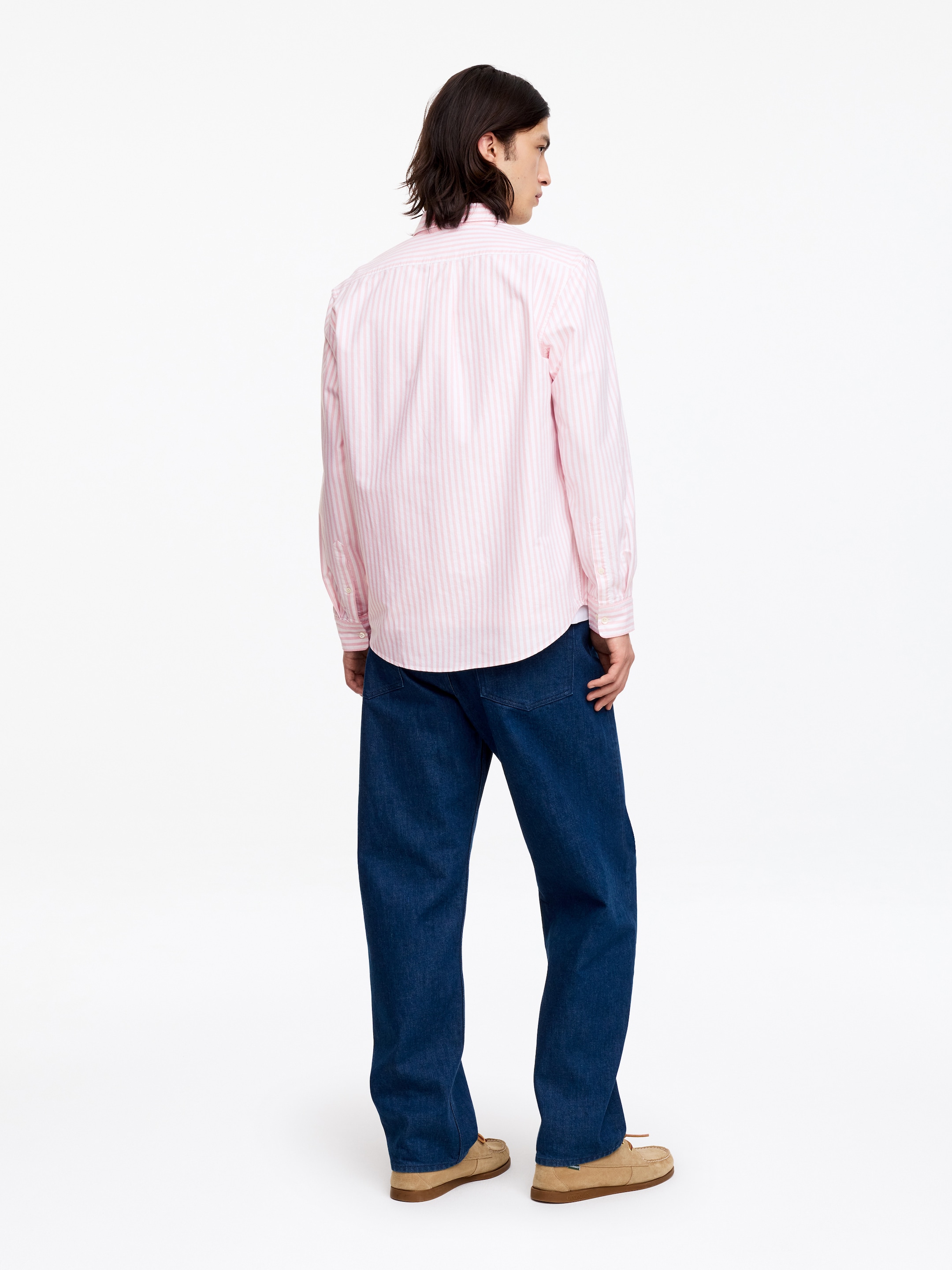 Regular oxfordskjorta - Rosa/vit - Regular fit - Men - StillMedia/Lookbook - 3