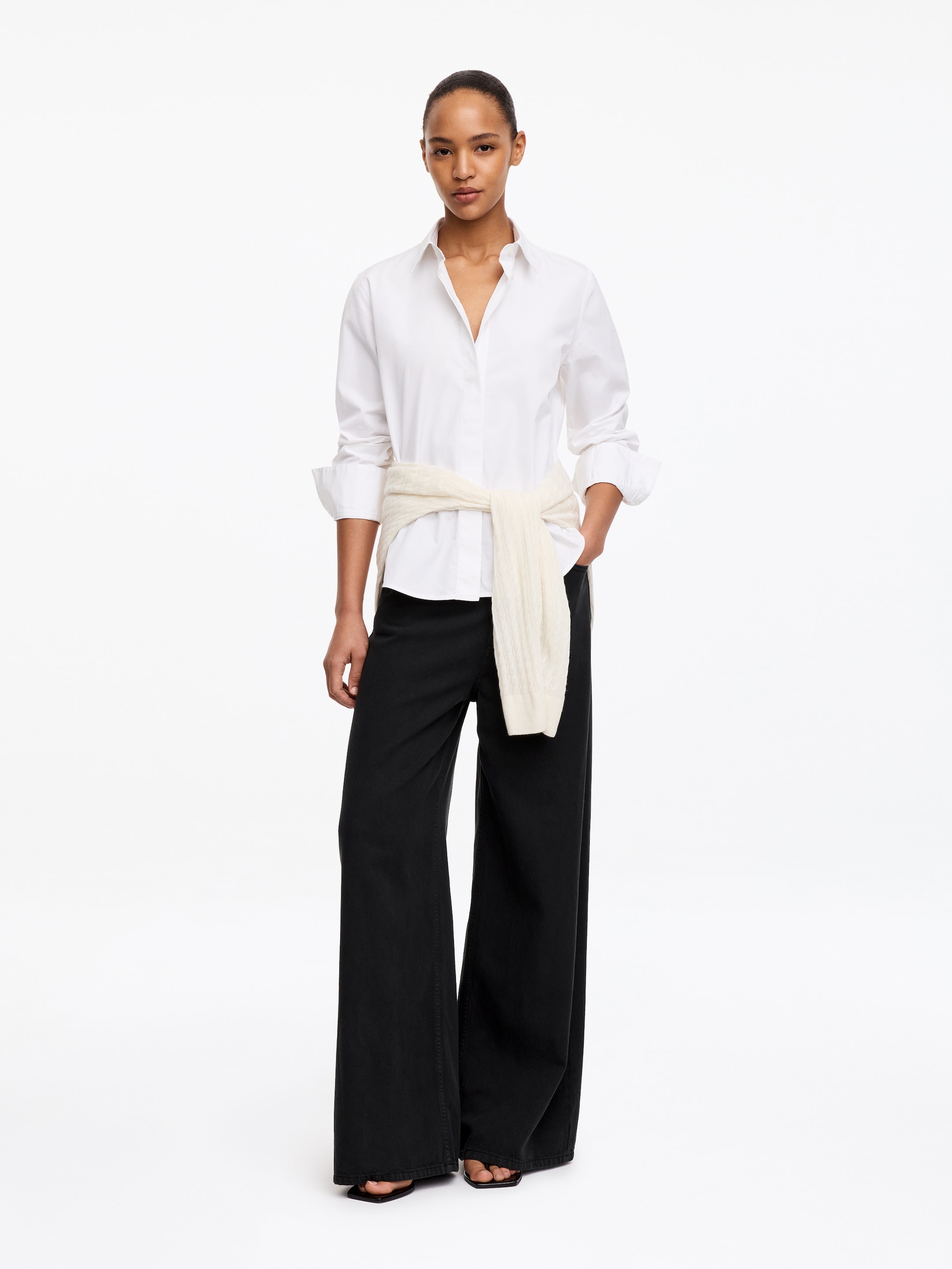 Wide Trousers-Black-19850