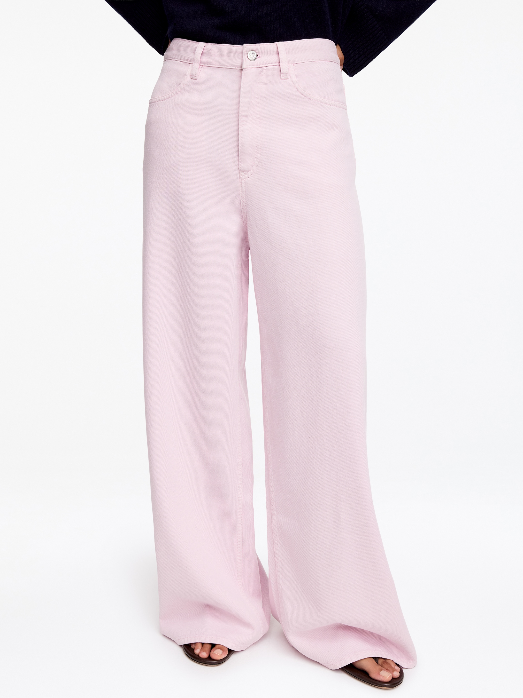 Vaqueros anchos - Rosa - Corte estándar - Women - StillMedia/Lookbook - 4