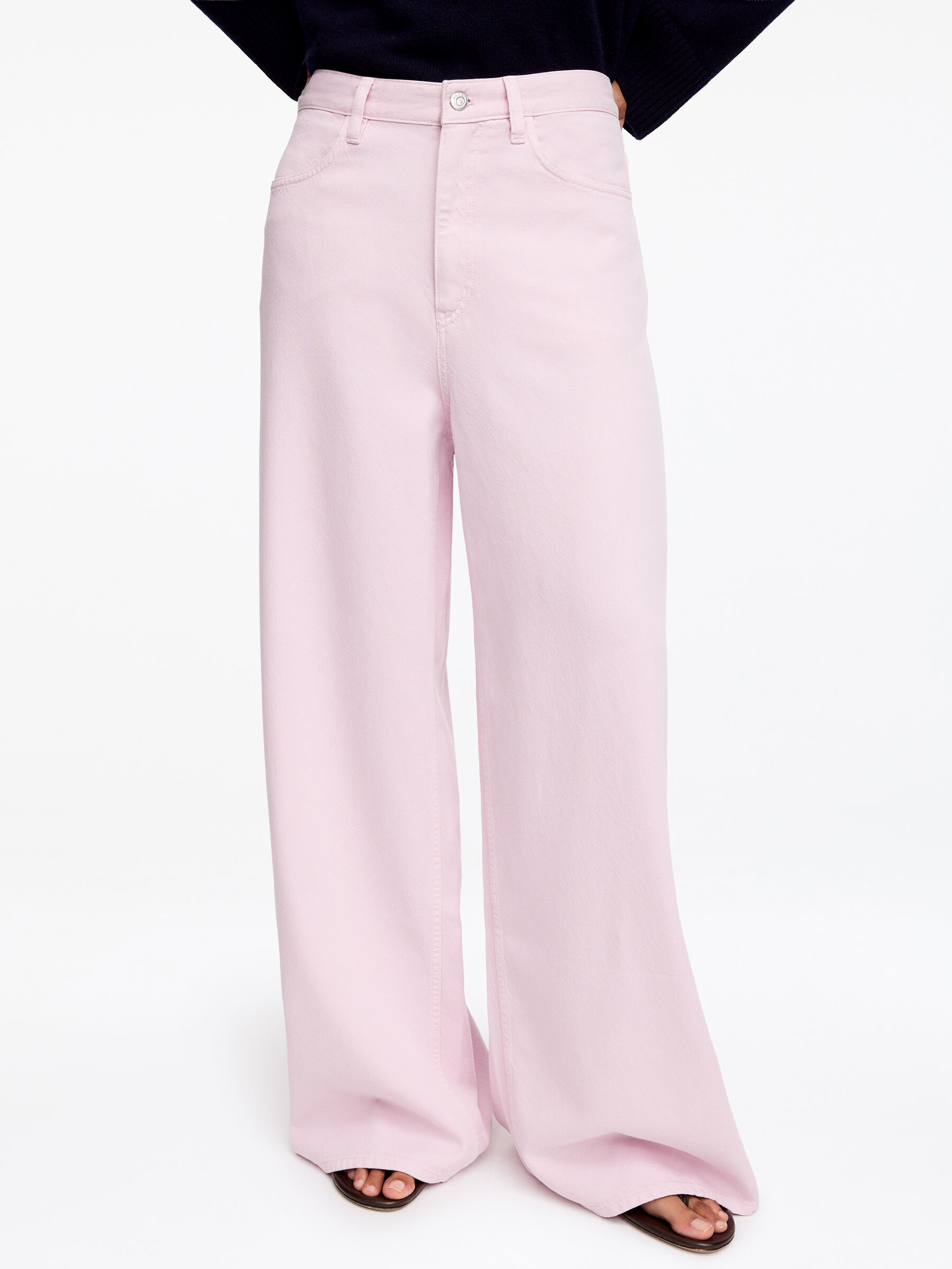 Wide Jeans - Pink - Regular fit - Women - StillMedia/Lookbook - 4
