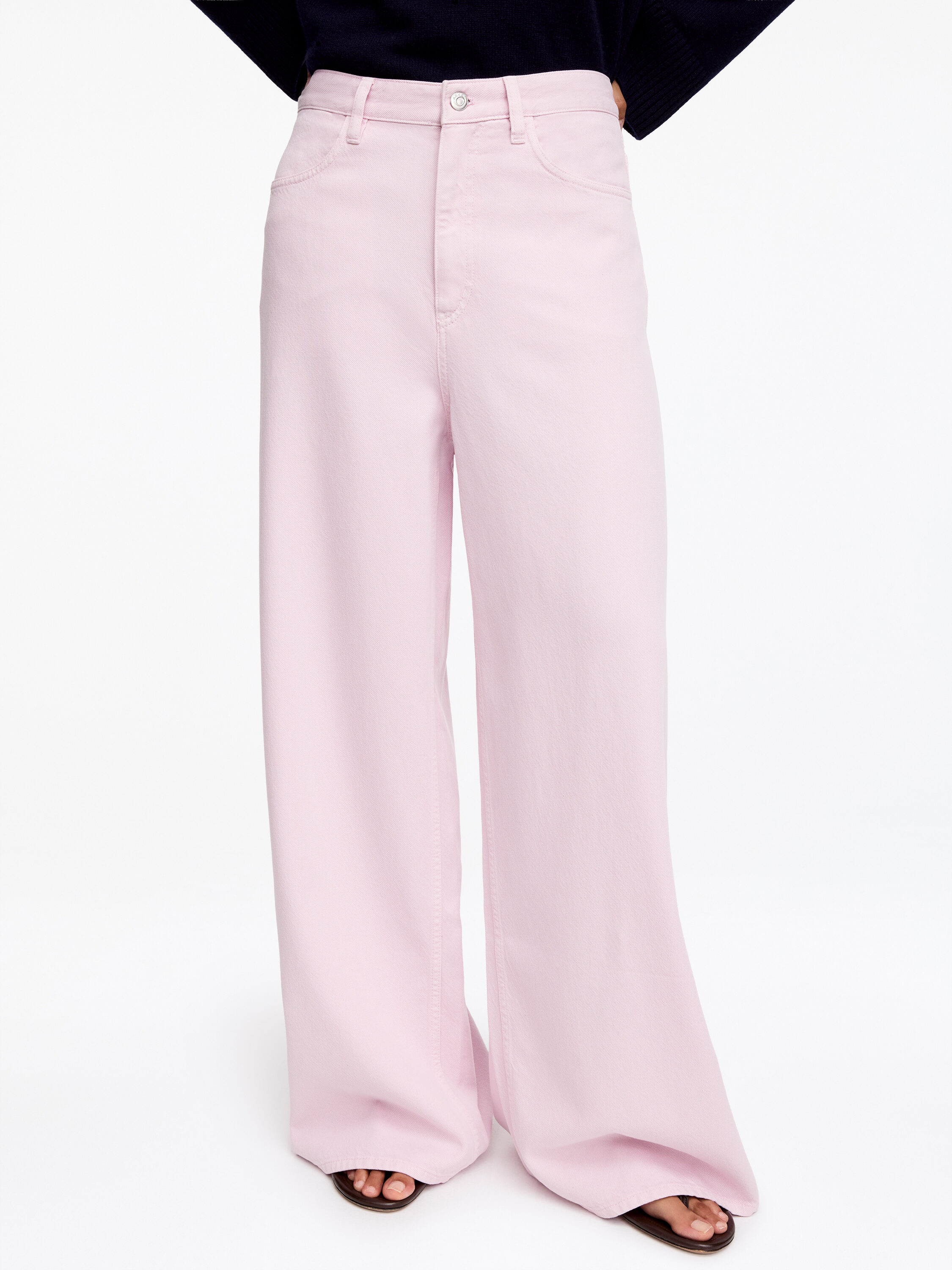 Wide Trousers – Pink – Women – ARKET DK