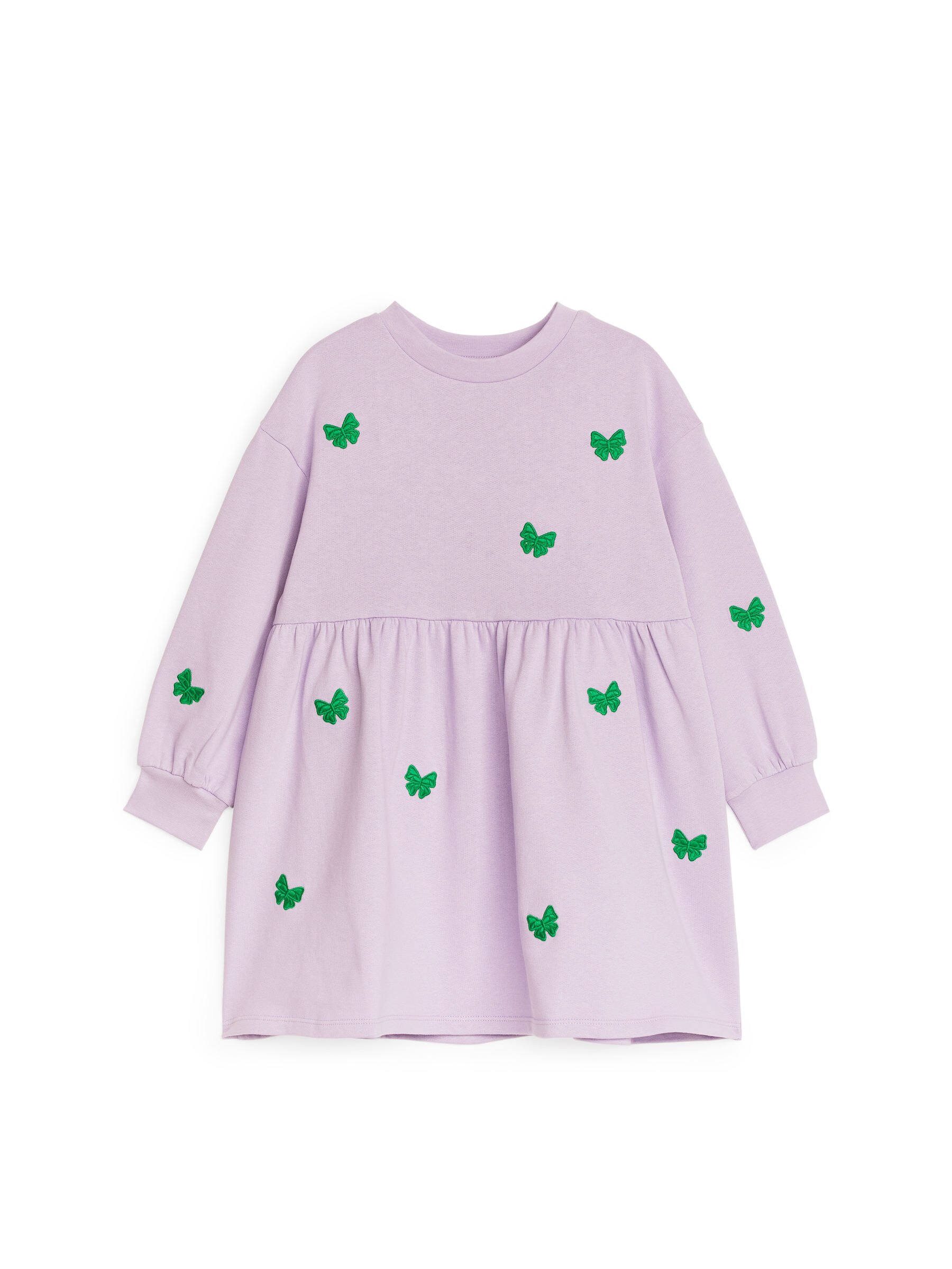 Sweatshirtkleid mit Stickerei - Lila - Oversize - Kinder - StillMedia/DescriptiveStillLife - 2