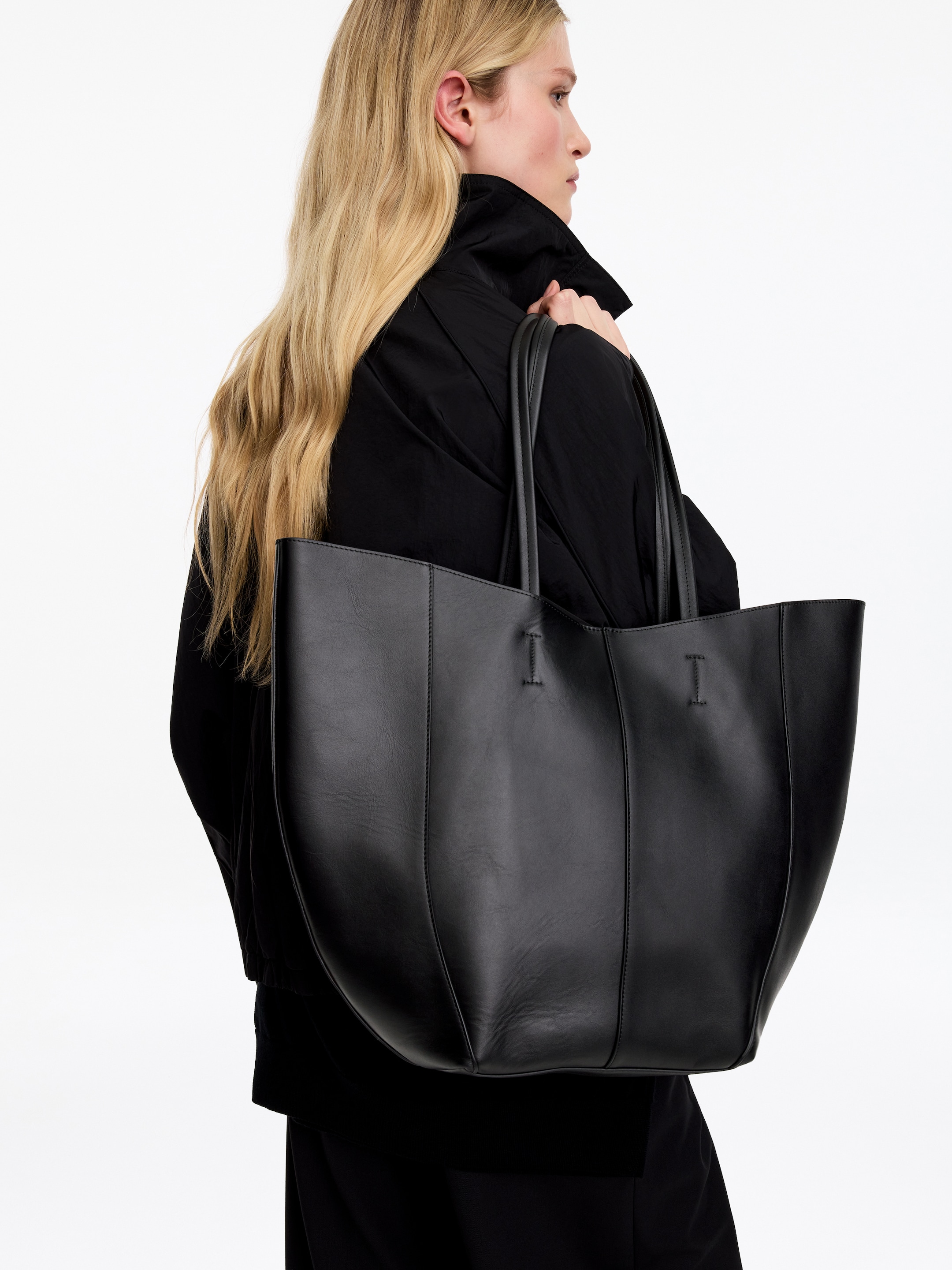Tote bag i läder - Svart - women - StillMedia/Lookbook - 5