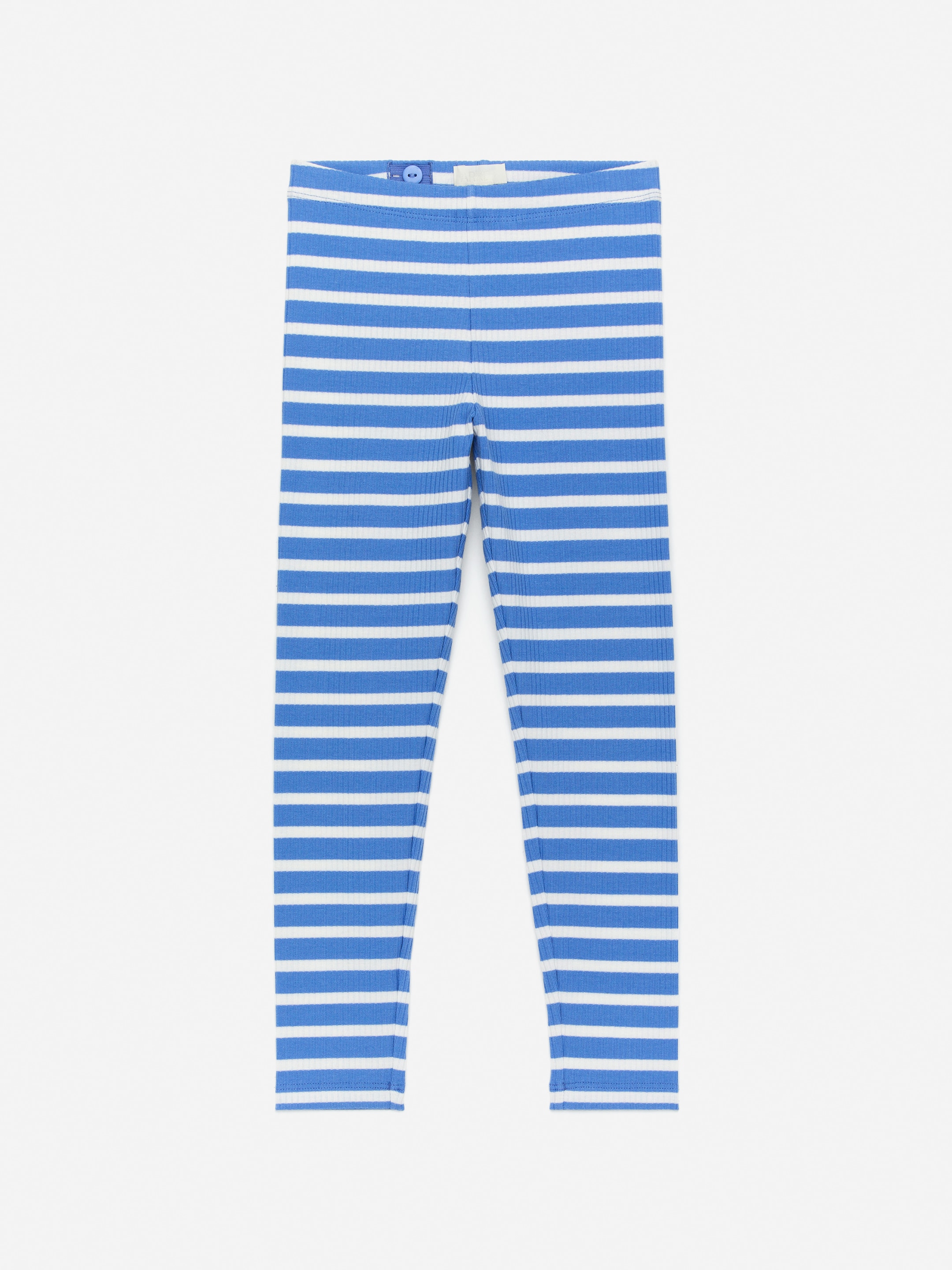 Zobrazit větší obrázek: Žebrované legíny - Modrá/Bílá - DĚTI | H&M CZ 1
