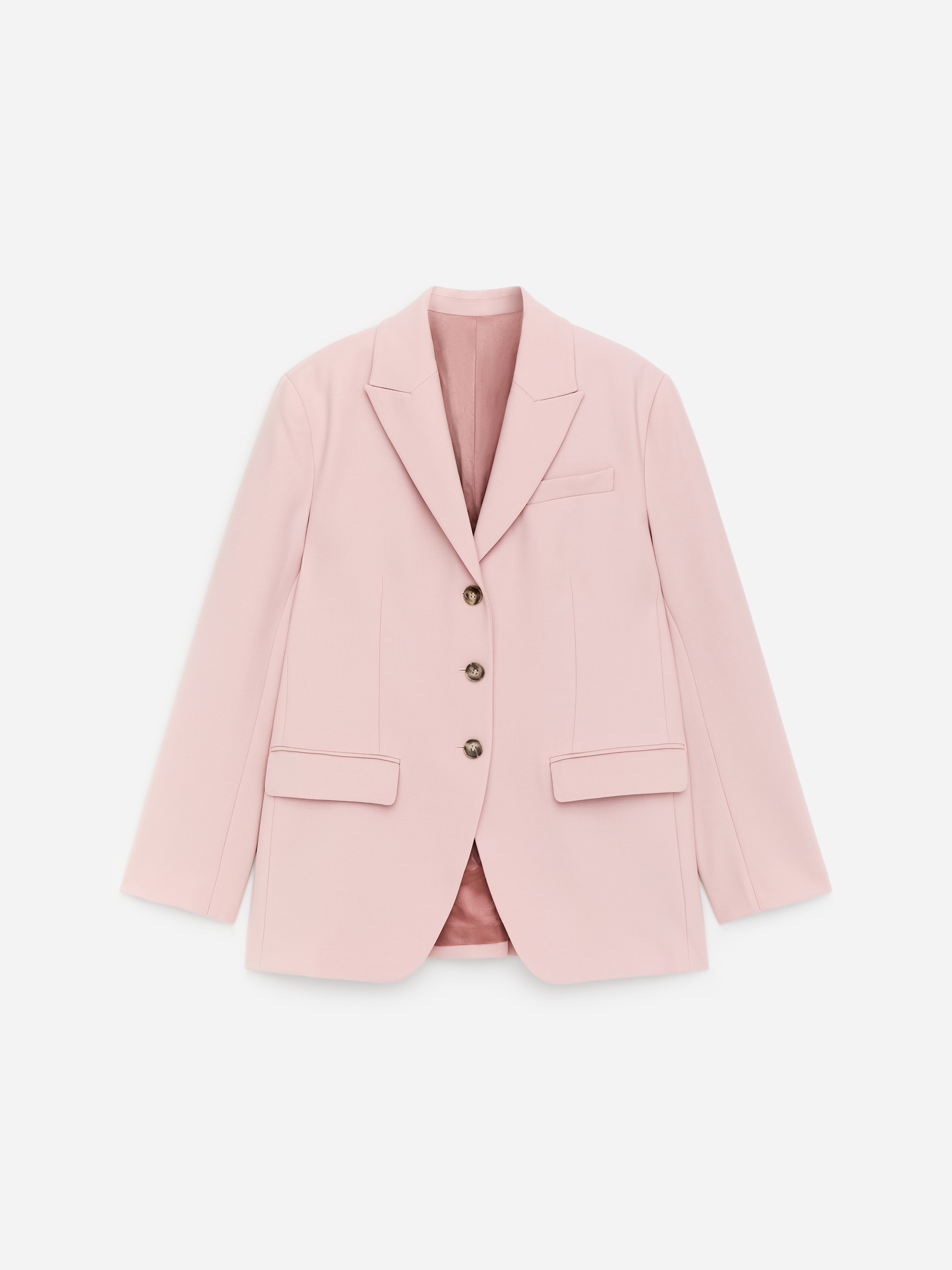 Blazer à boutonnage simple - Saumon