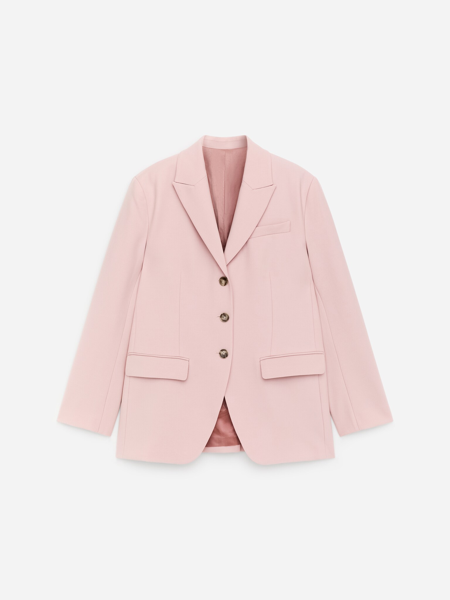 Blazer de botonadura única - Salmón - 2