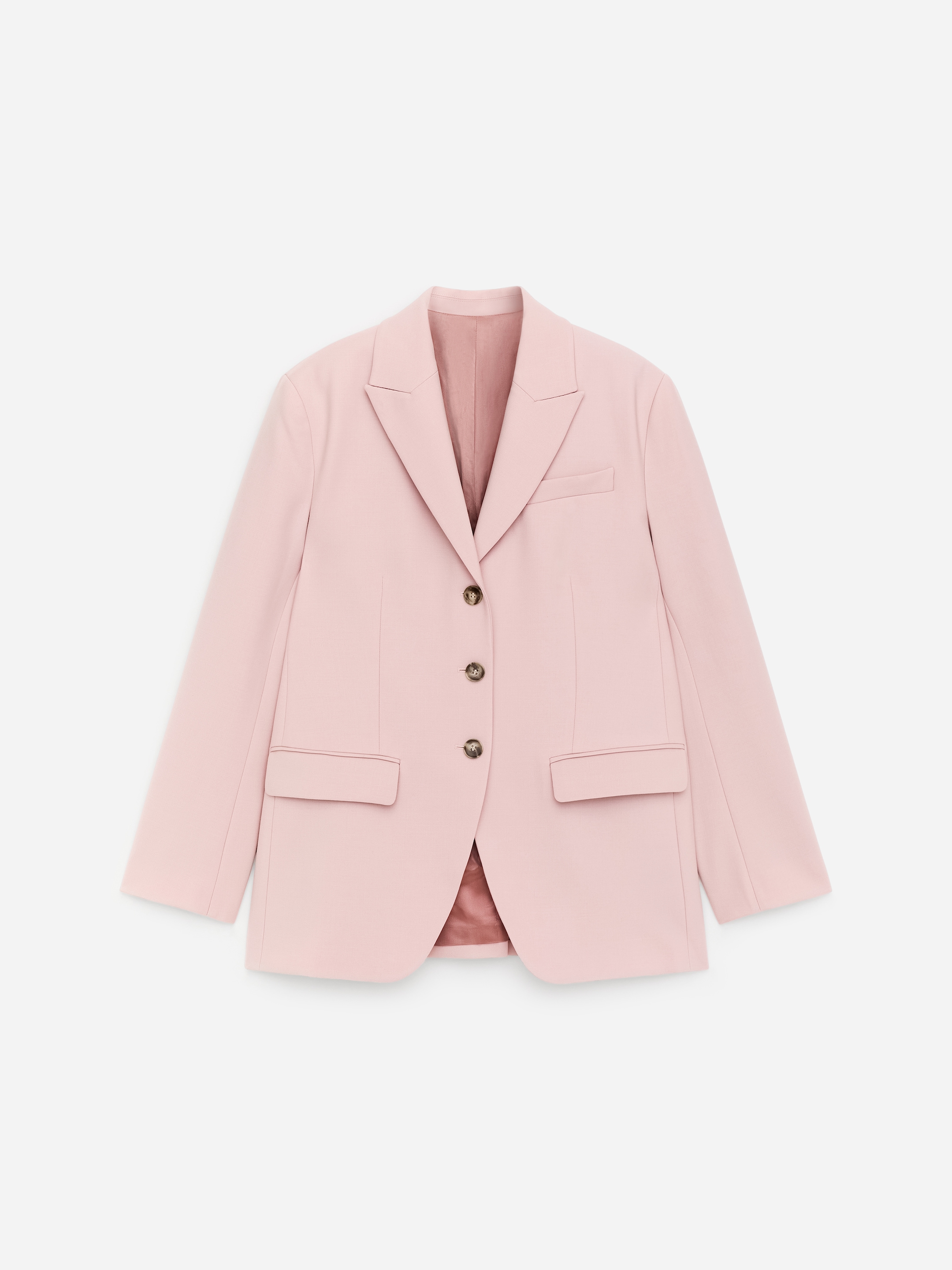 Single-Breasted Blazer-#D8C1B8-18131
