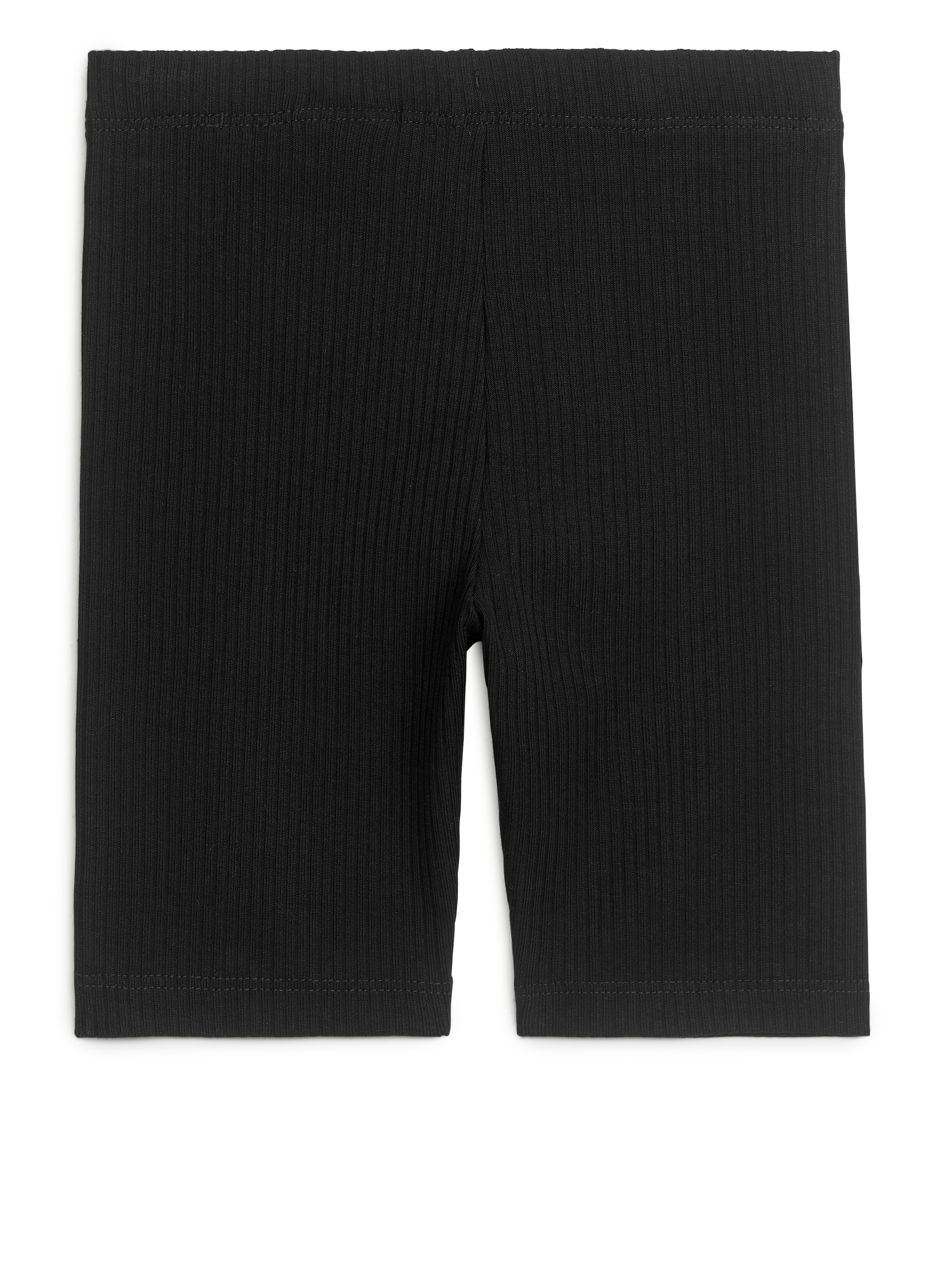 Cykelbyxor i ribbstickad trikå - Svart - Slim fit - Children - StillMedia/DescriptiveStillLife - 1