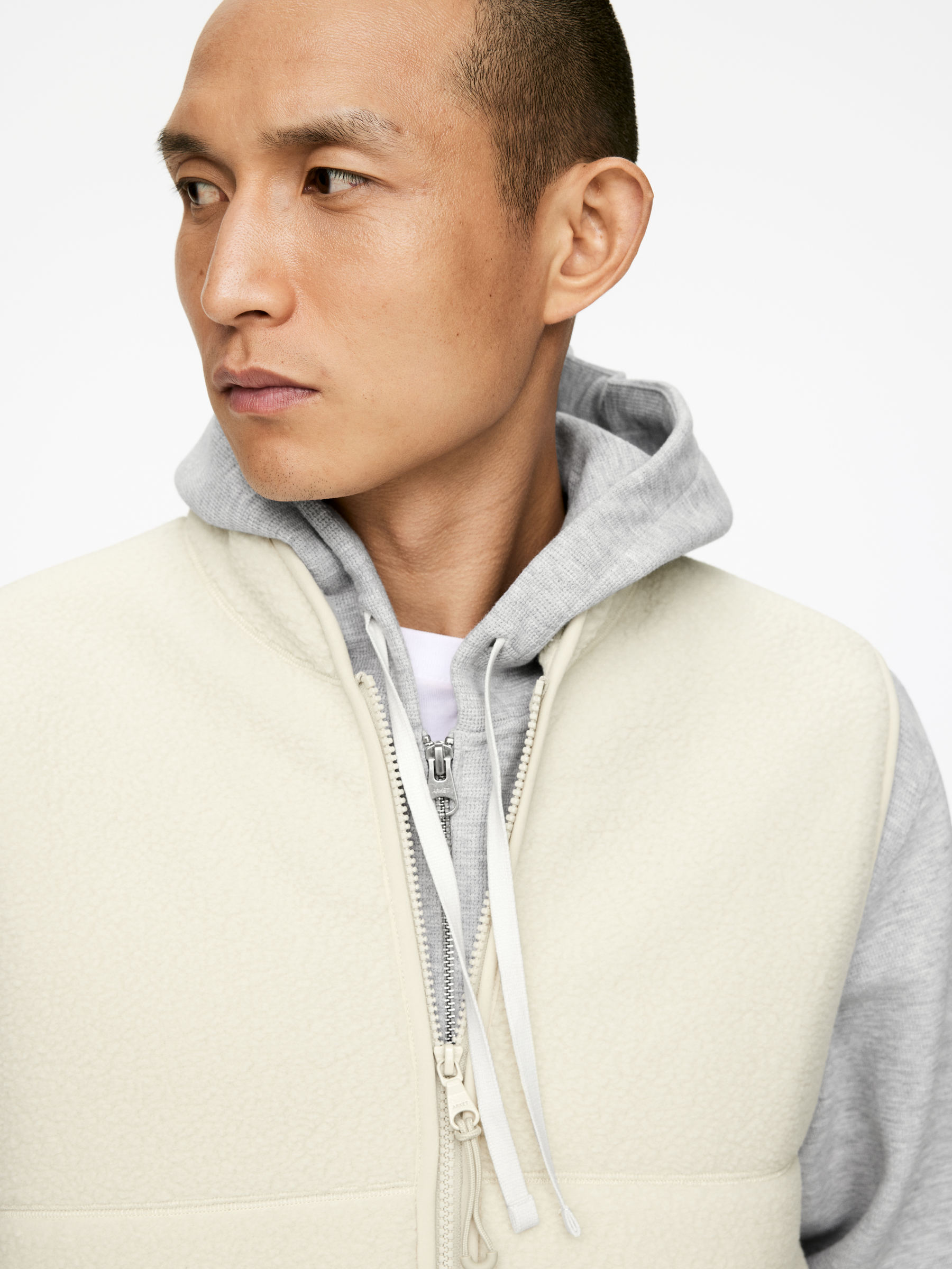 ACTIVE Fleeceväst - Beige - Regular fit - Men - StillMedia/Lookbook - 10