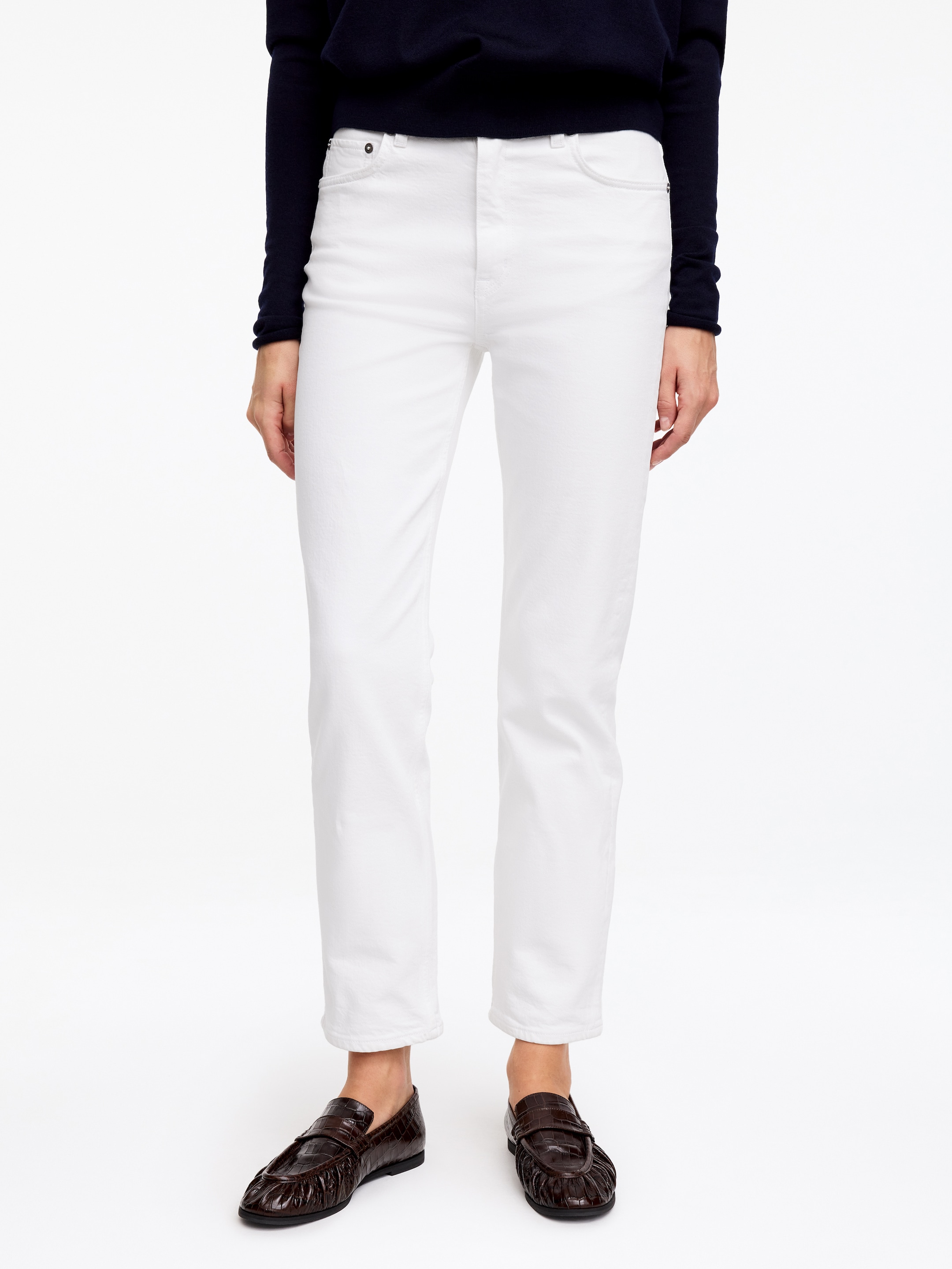 JADE CROPPED Slim Jeans - Off White - Slim fit - women - StillMedia/Lookbook - 3