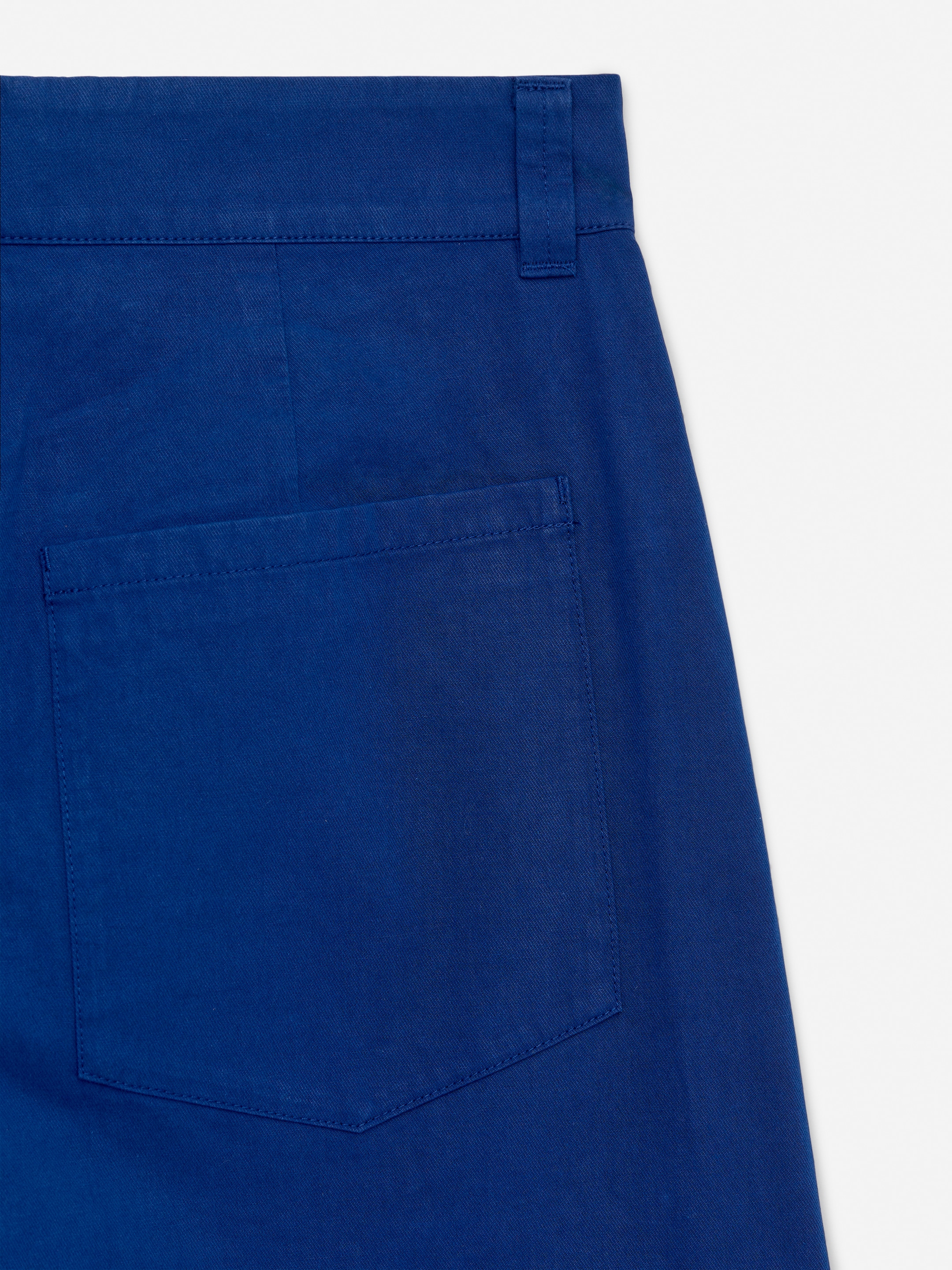 Pantalon chino en coton et lin - Bleu - Relaxed fit - Femme - StillMedia/DescriptiveDetail - 2