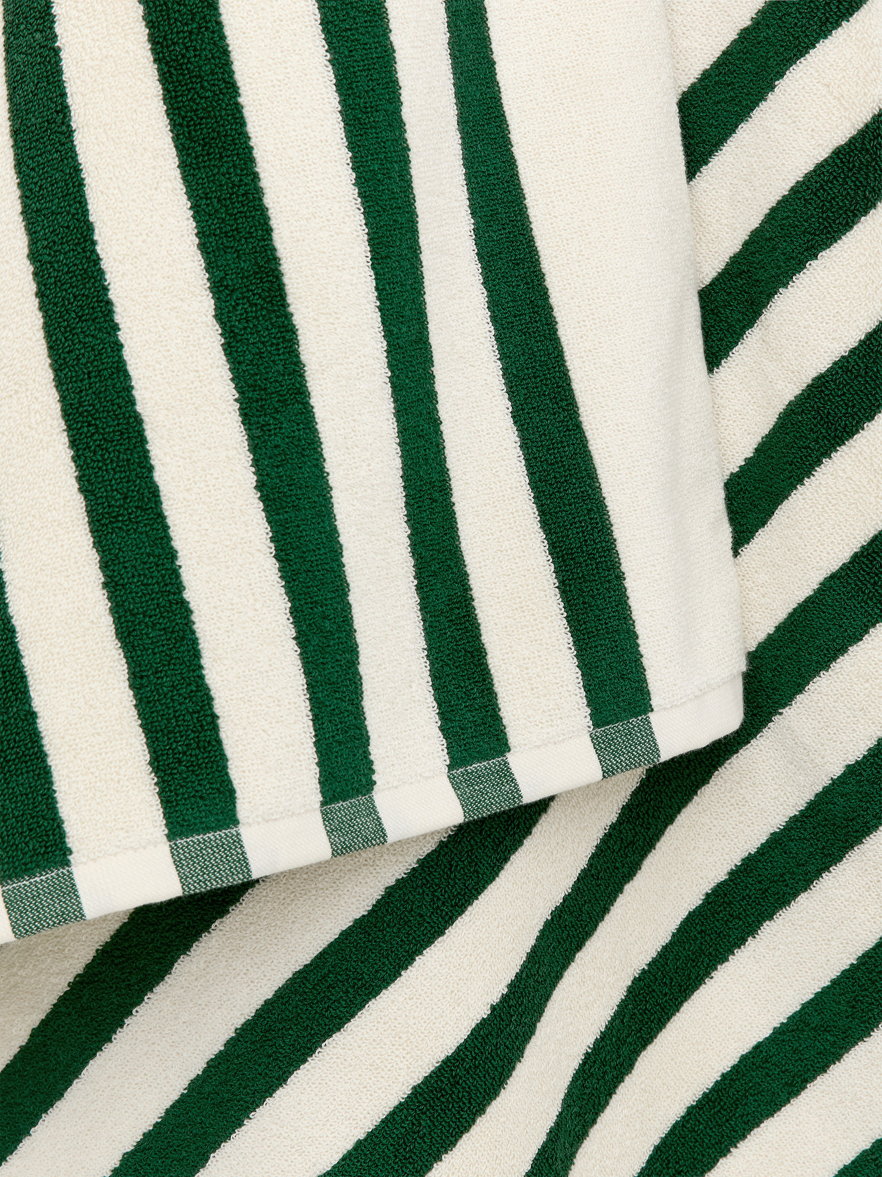 Bath Towel 80 x 165 cm - Dark Green/Off White - Homeware - StillMedia/DescriptiveDetail - 3