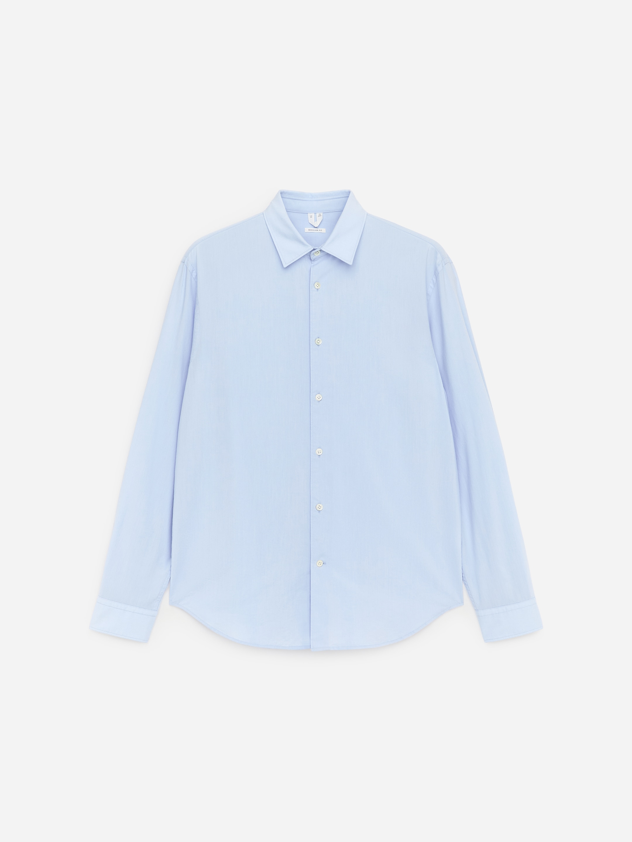 Regular Cotton Lyocell Shirt-#AFBFDF-18640