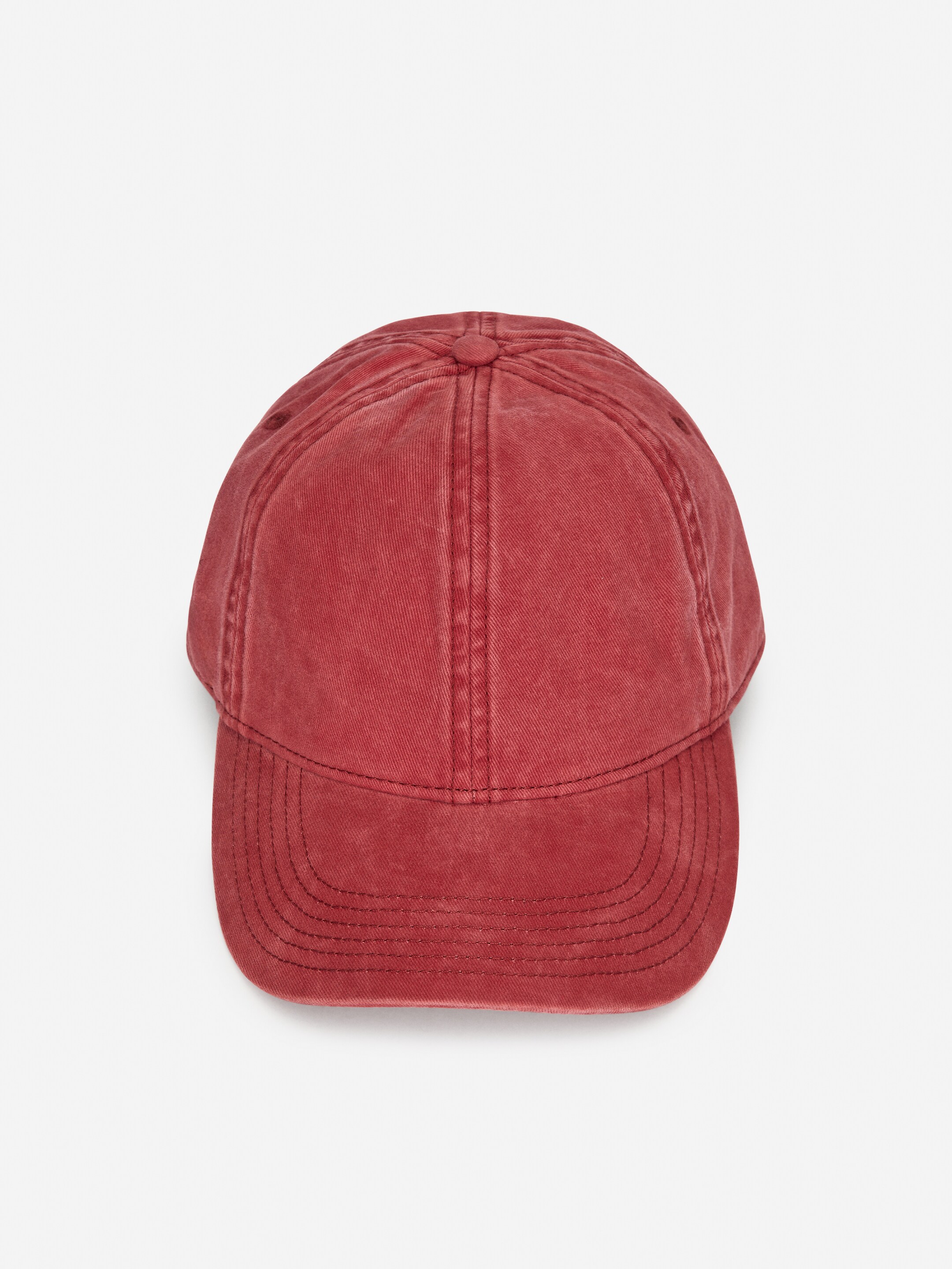 View larger image: Washed Cotton Cap - Red - Ladies | H&M GB 2