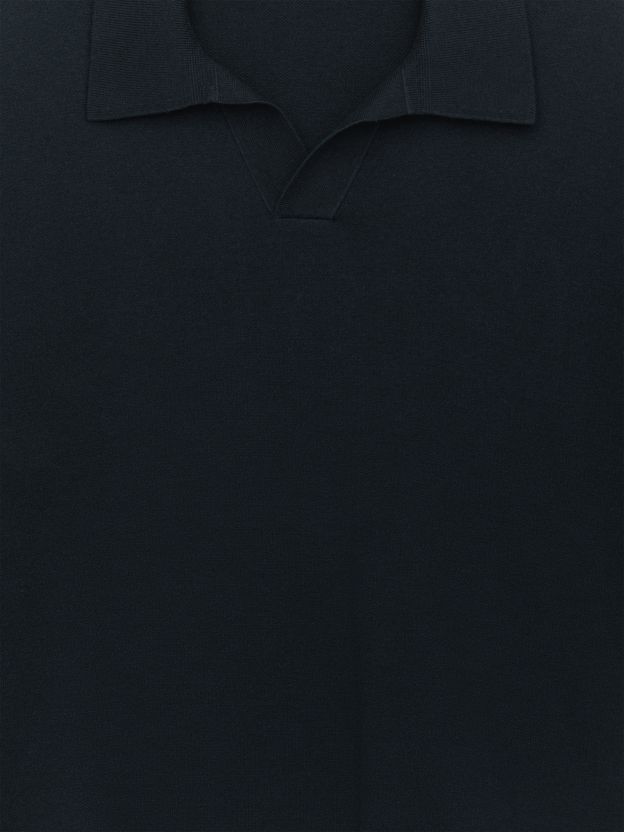 Cotton Silk Blend Polo Shirt - Dark Blue - Relaxed fit - Men - StillMedia/DescriptiveStillLife - 1