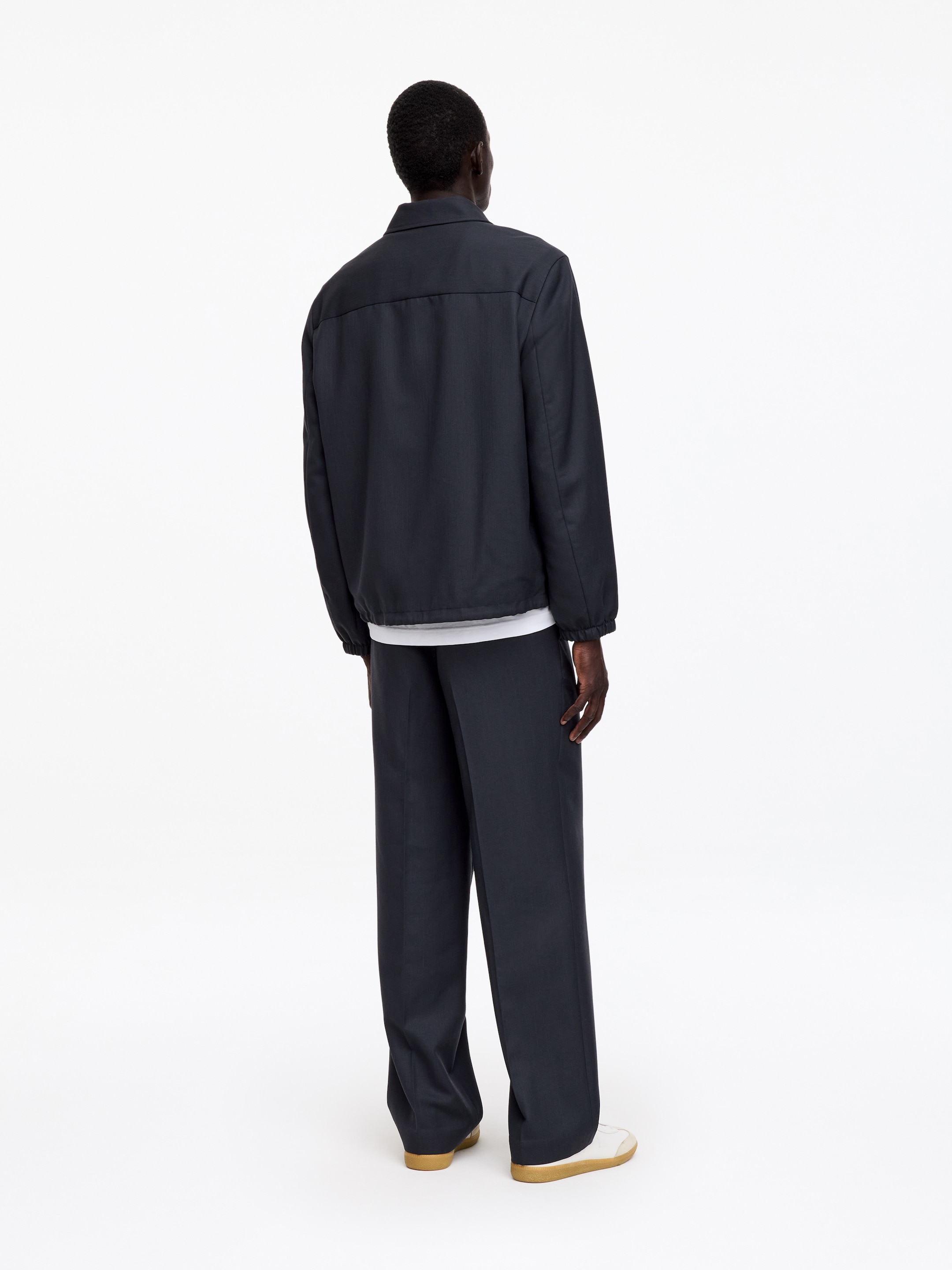 Wool Blouson - Dark Navy - Relaxed fit - men - StillMedia/Lookbook - 2