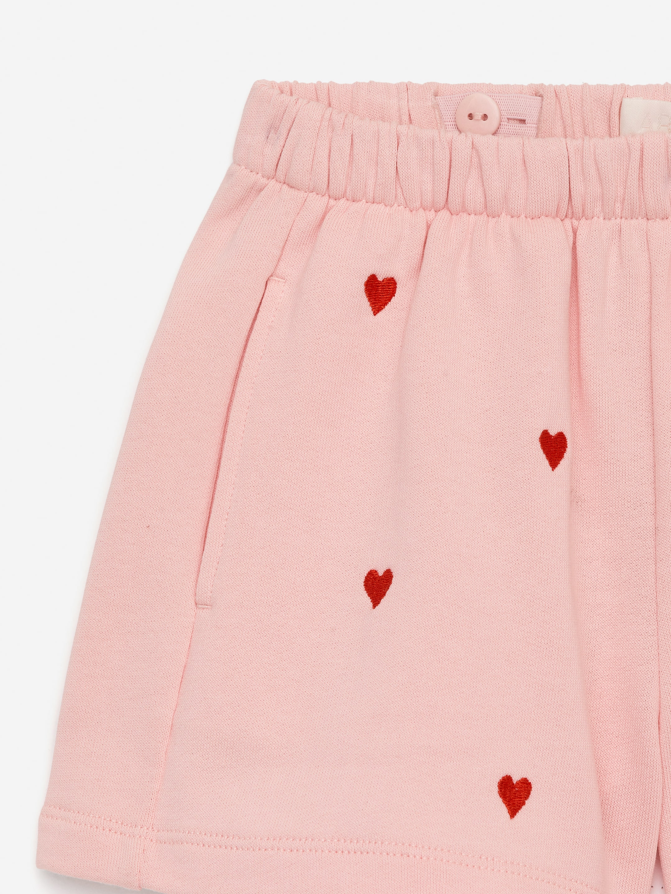 Shorts aus Frottee - Rosa/rote Herzen - Relaxed Fit - Kinder - StillMedia/DescriptiveDetail - 1