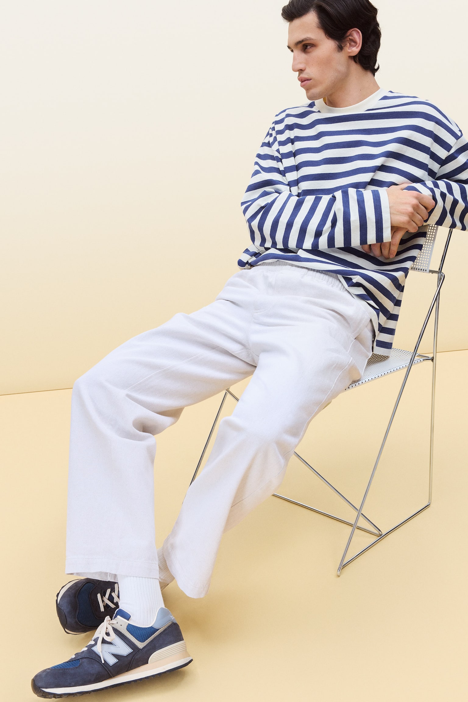 Strumpor i supimabomull, 5-pack - Vit - 1