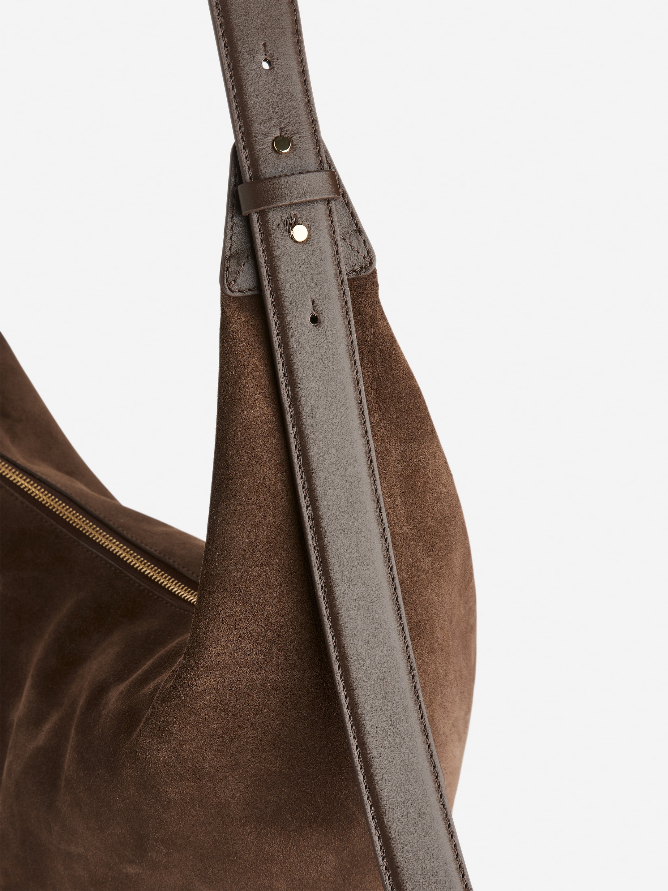Größeres Bild anzeigen: Veloursledertasche - Braun - Ladies | H&M AT 5