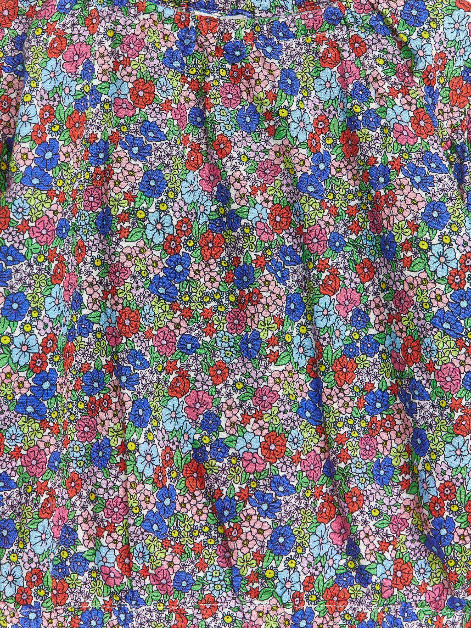 Bluse mit Ballonärmeln - Blau/Geblümt - Relaxed Fit - Kinder - StillMedia/DescriptiveDetail - 2