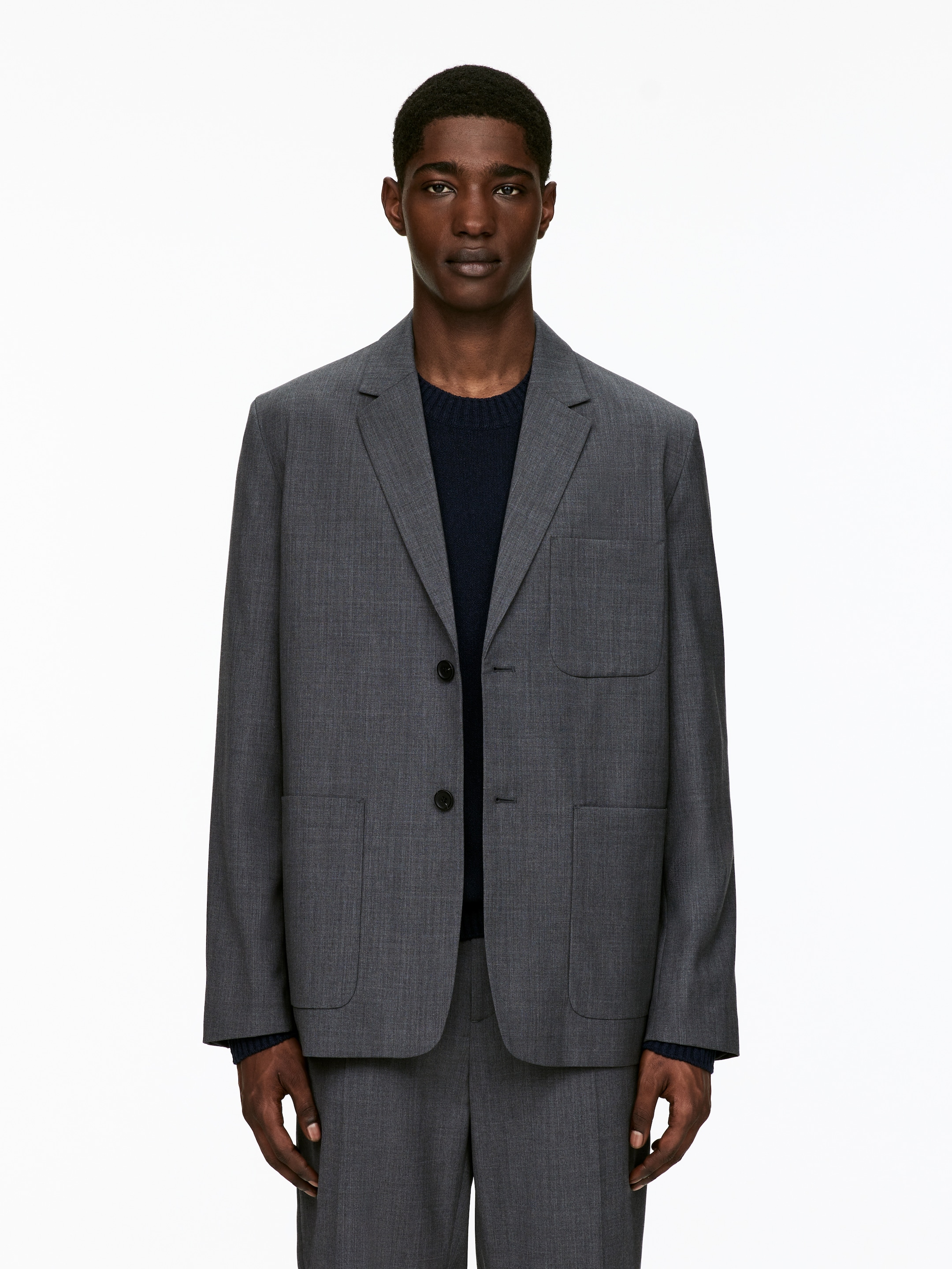Visualizza immagine più grande: Blazer in lana - Grigio mélange - UOMO | H&M IT 5