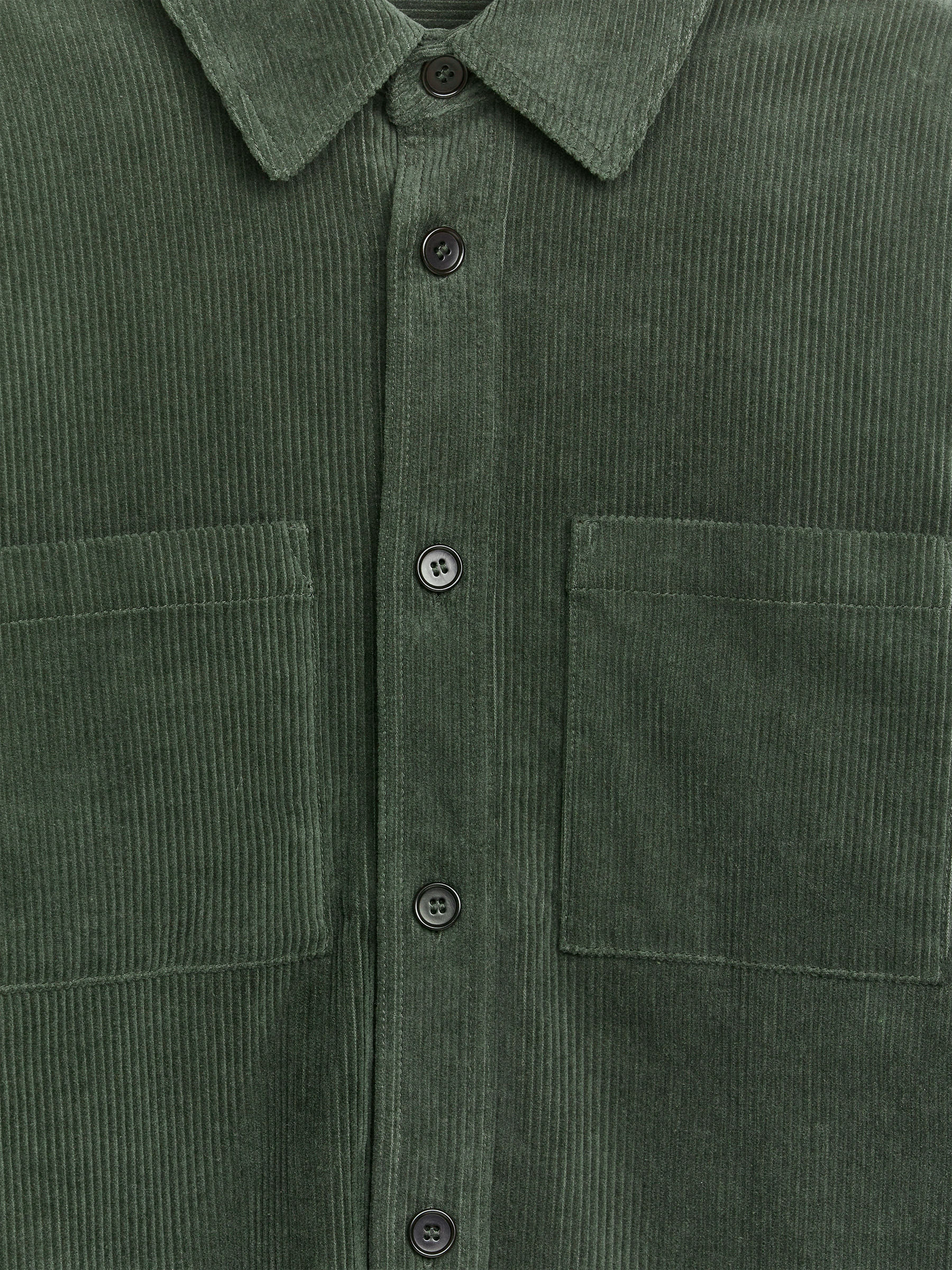 Cord-Hemdjacke - Dunkelgrün - Regular Fit - Herren - StillMedia/DescriptiveDetail - 2