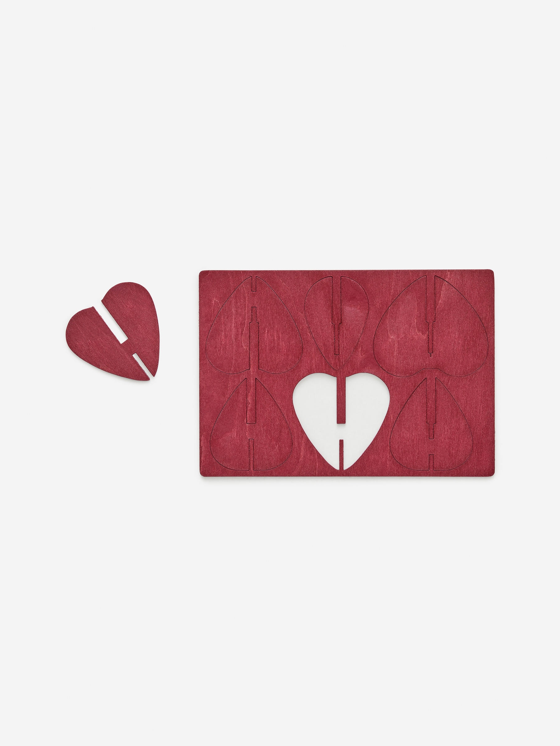 Lovi Heart Decoration 7 cm - Red - Homeware - StillMedia/DescriptiveStillLife - 3