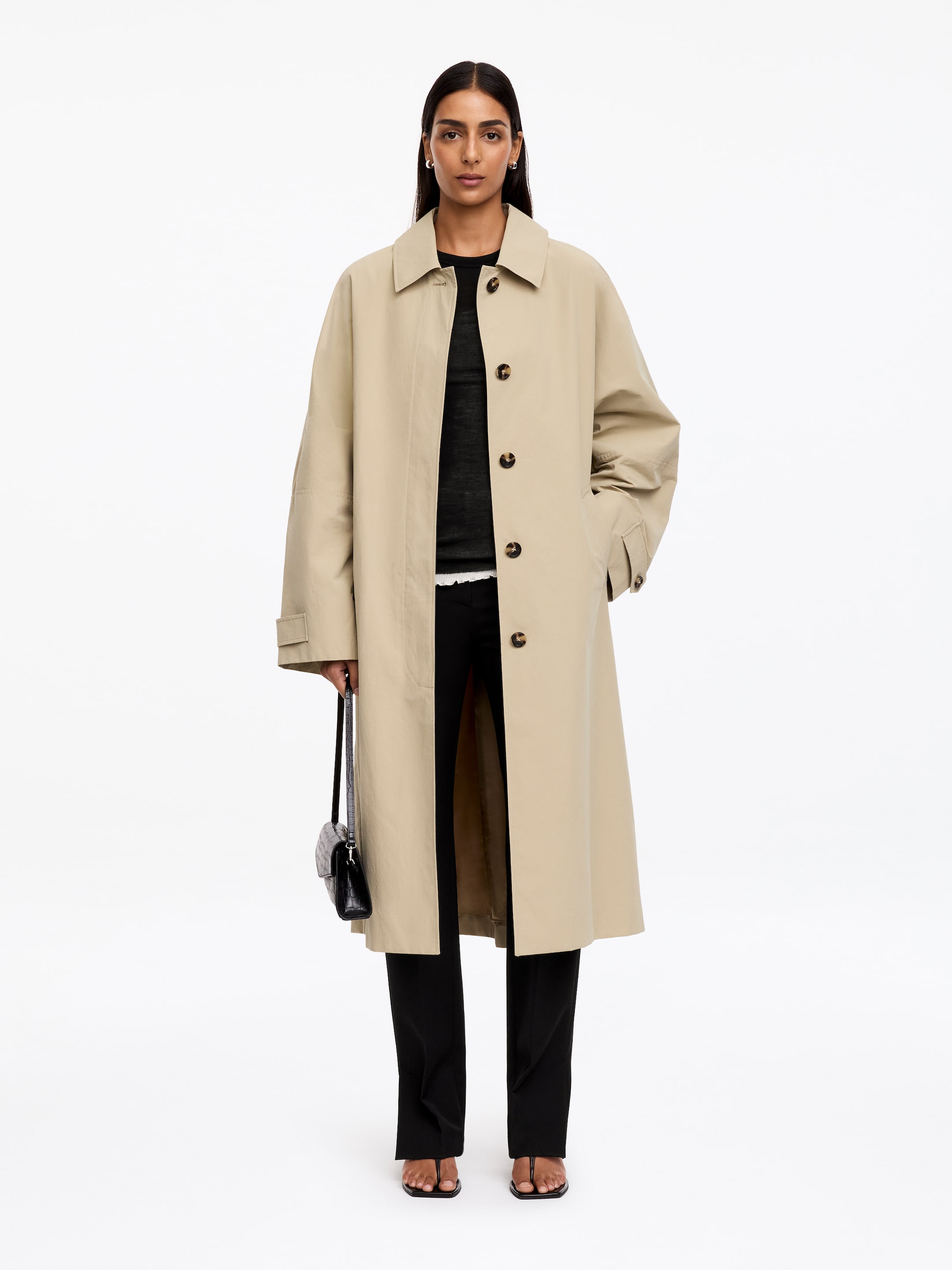 Top z wełny merynosów z długim rękawem - Czarny - Wąski fason - women - StillMedia/Lookbook - 31