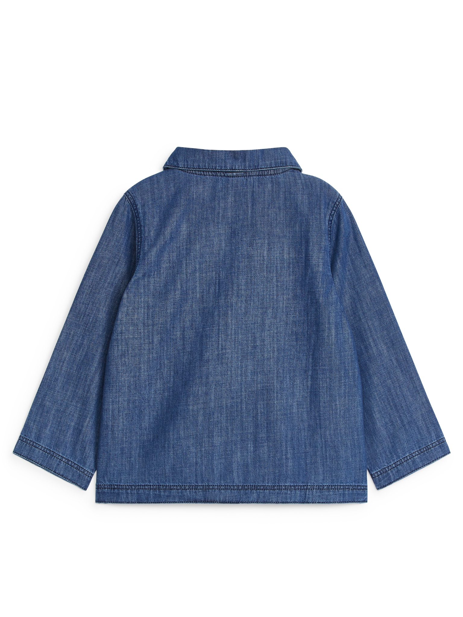 Popover-Hemd - Mittelblau - 3