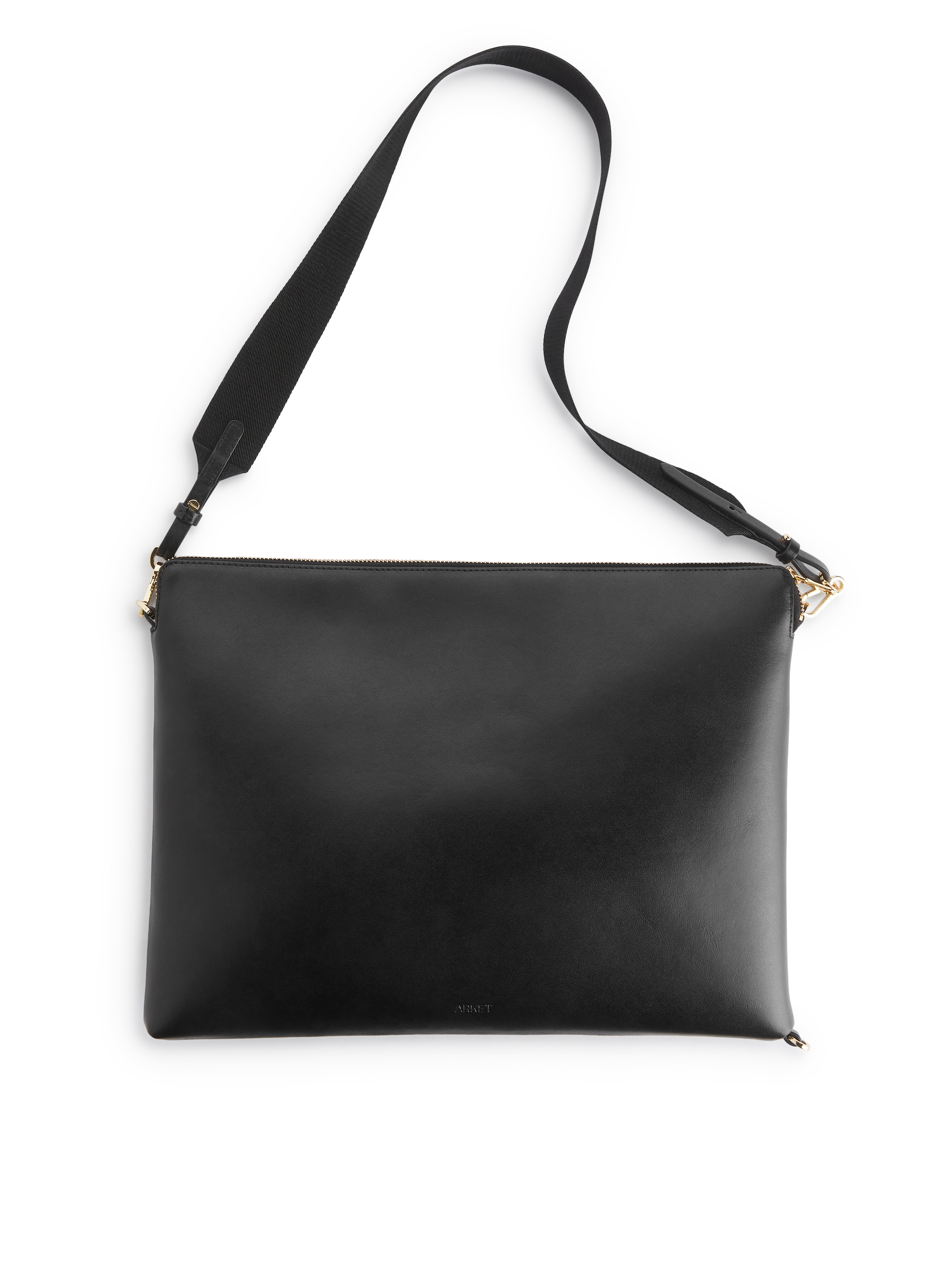 Zobacz większy obraz: Skórzane etui na laptopa - Czarny - ONA | H&M PL 1