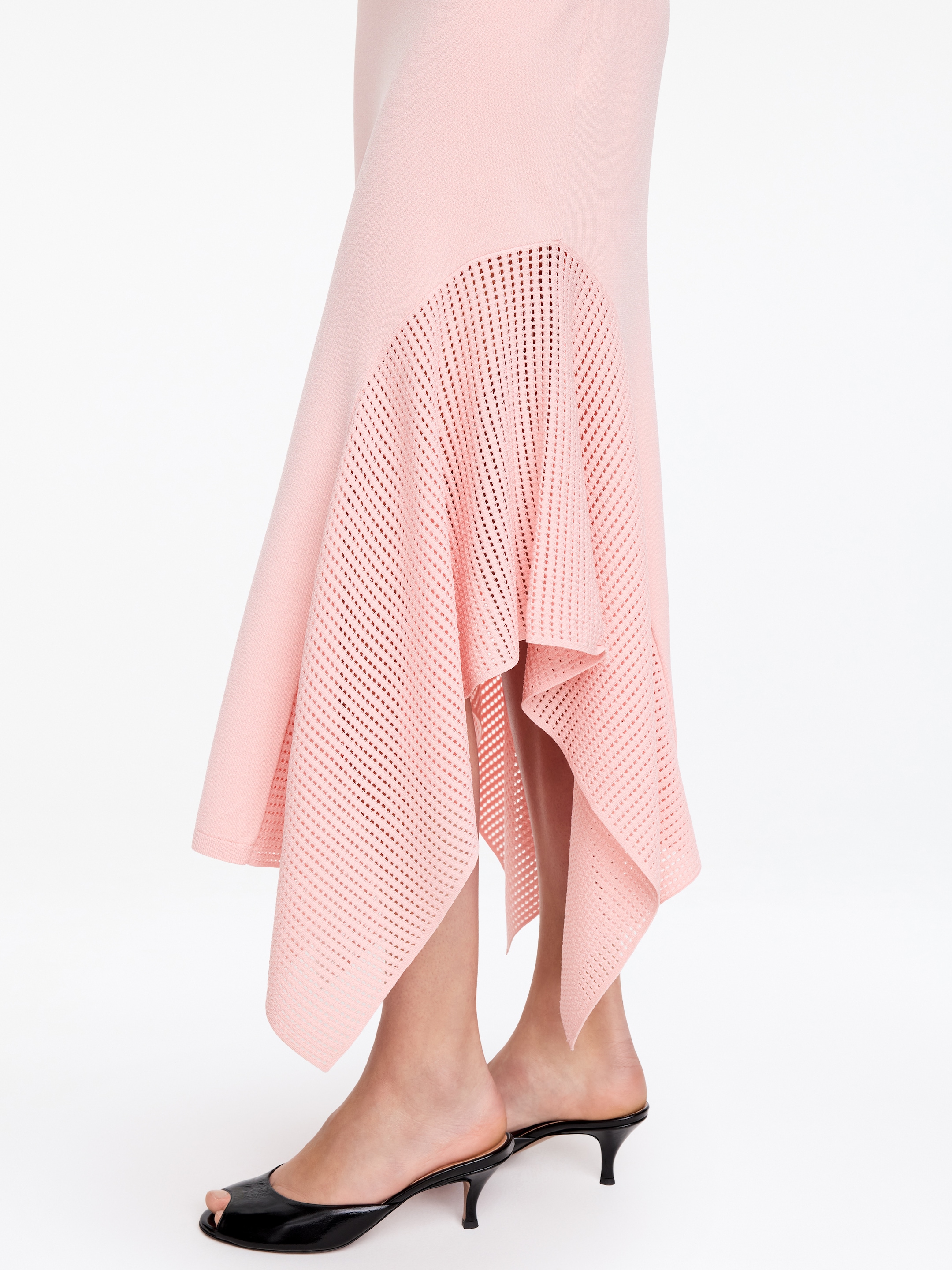 Draped Knit Dress - Rosa - Slim fit - Women - StillMedia/Lookbook - 5