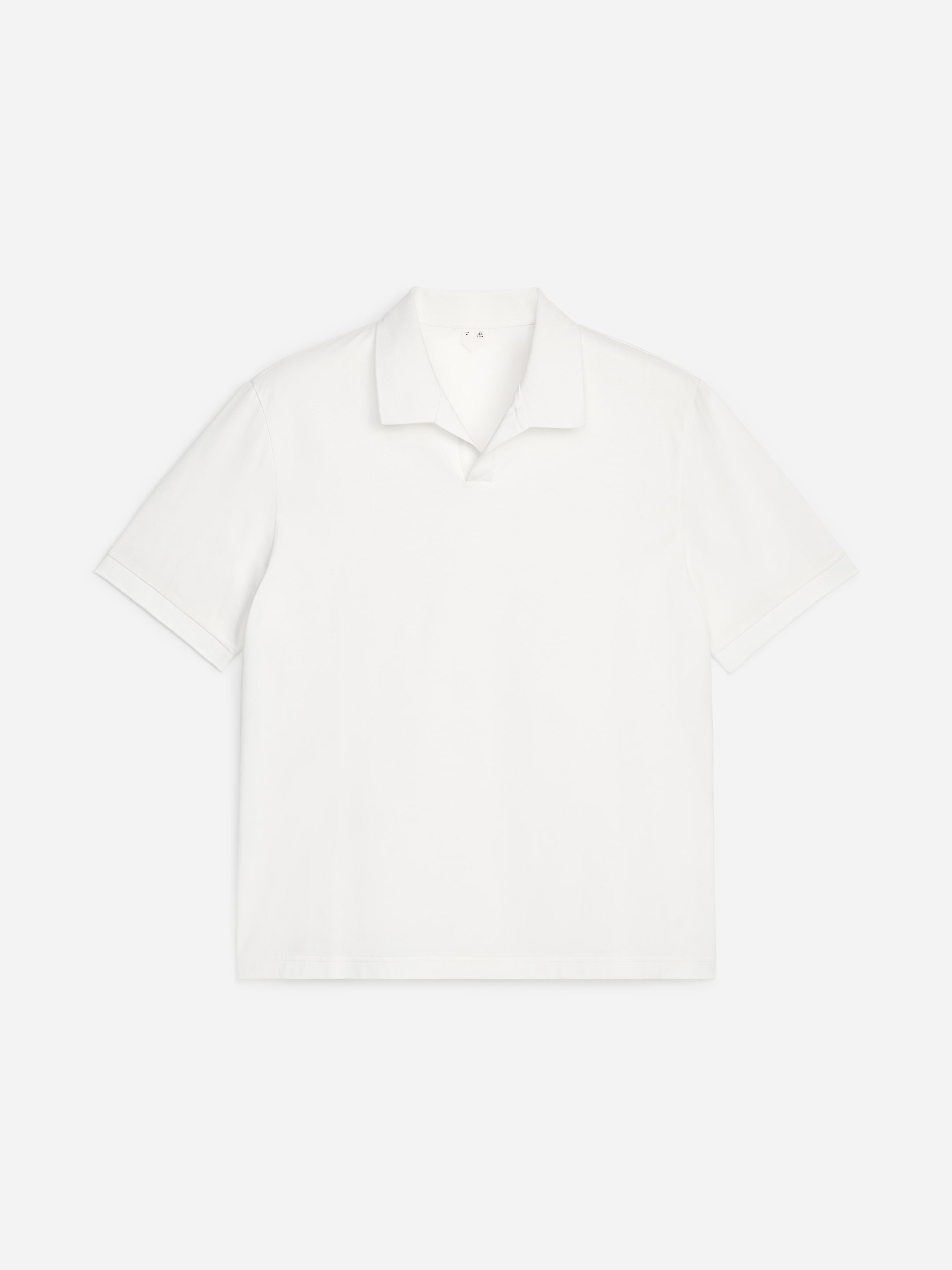 Short-Sleeve Polo Shirt - White - Regular fit - Men - StillMedia/DescriptiveStillLife - 1