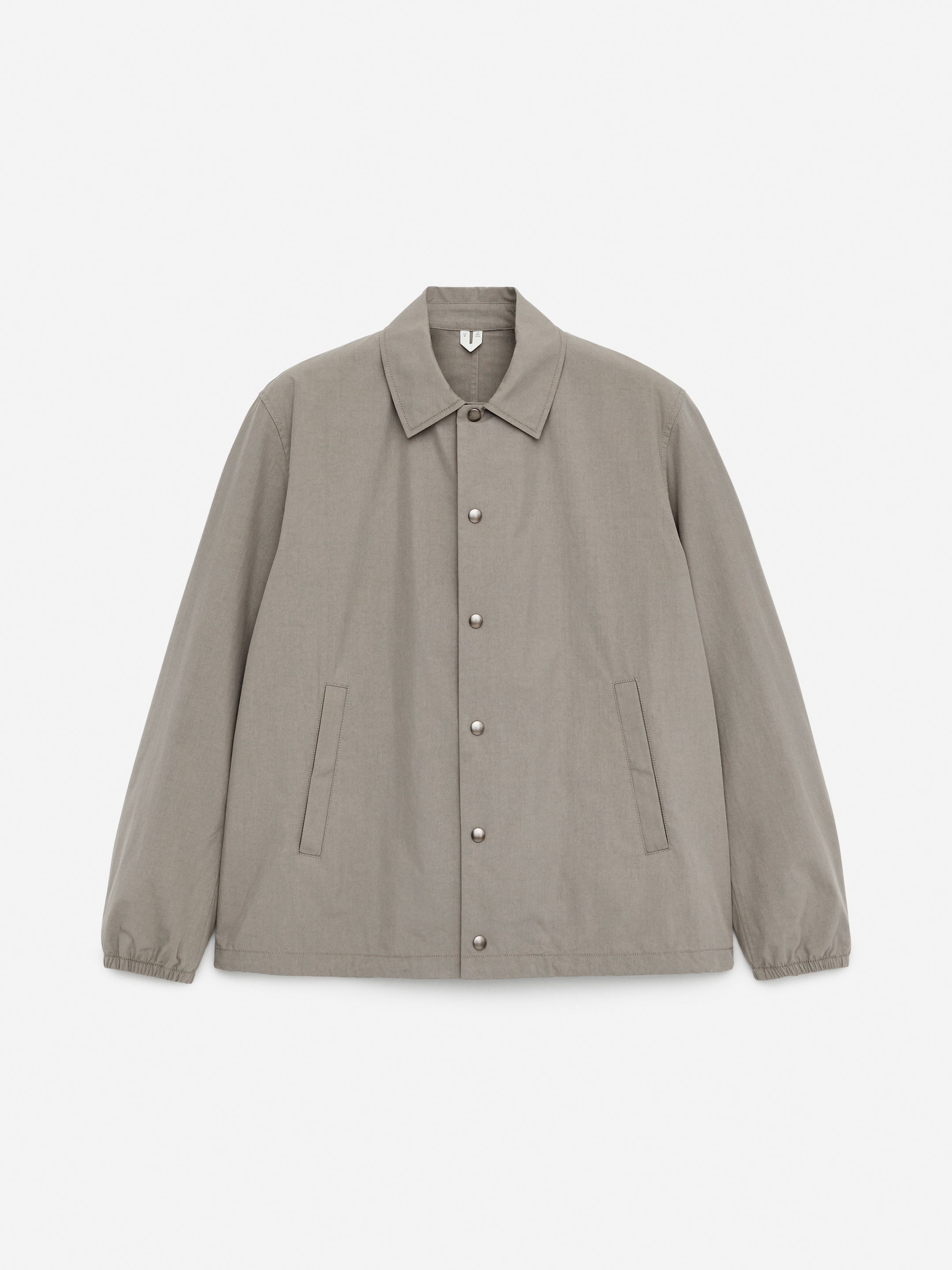 Hemdjacke aus Baumwollmischung-#84817B-14314