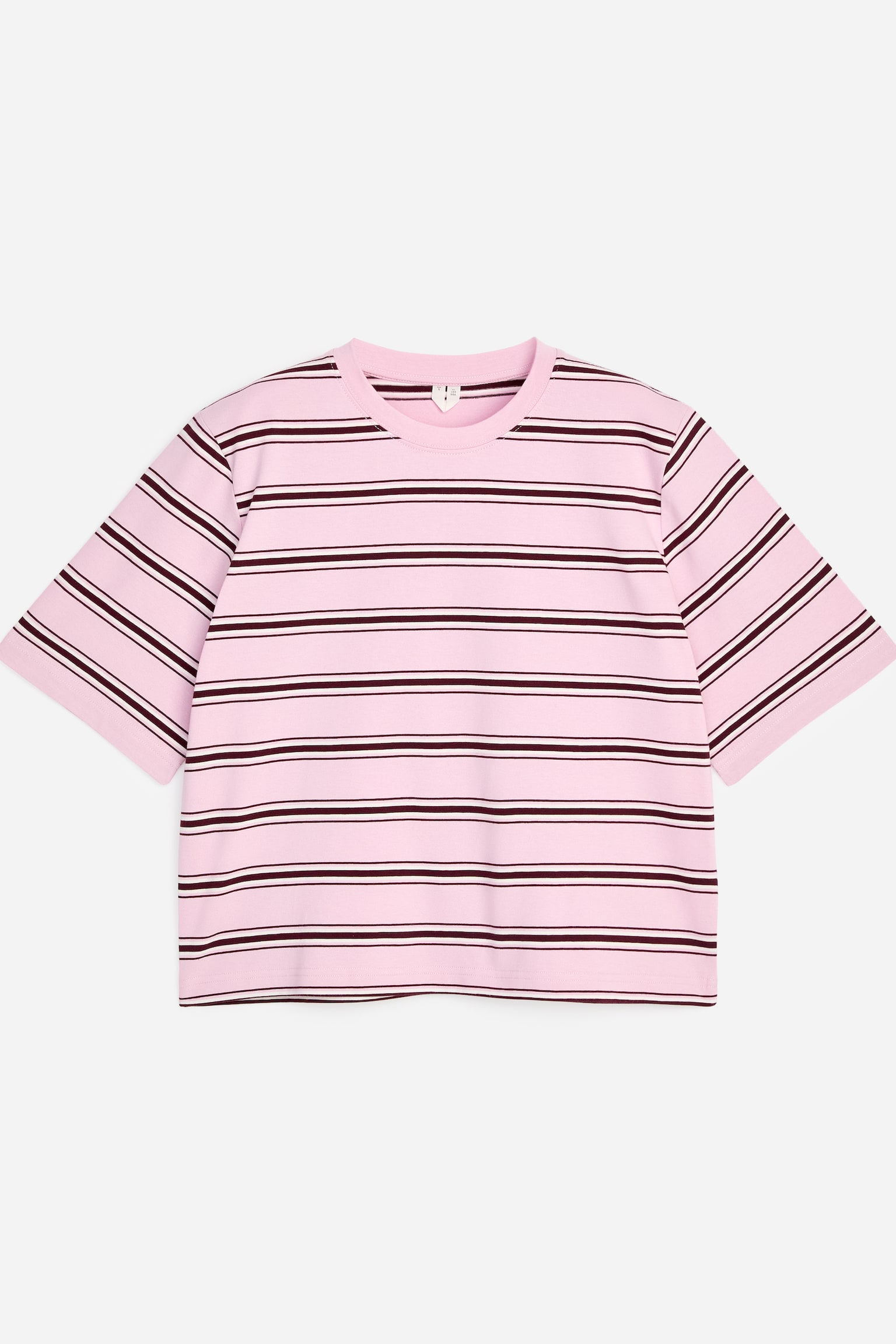 Signatúrne Boxy Tričko - Ružová/Prúžkované/Svetlomodrá/White/Ružová/Black/Biela/Hnedá/Hnedá/Červená/Krémová - 1