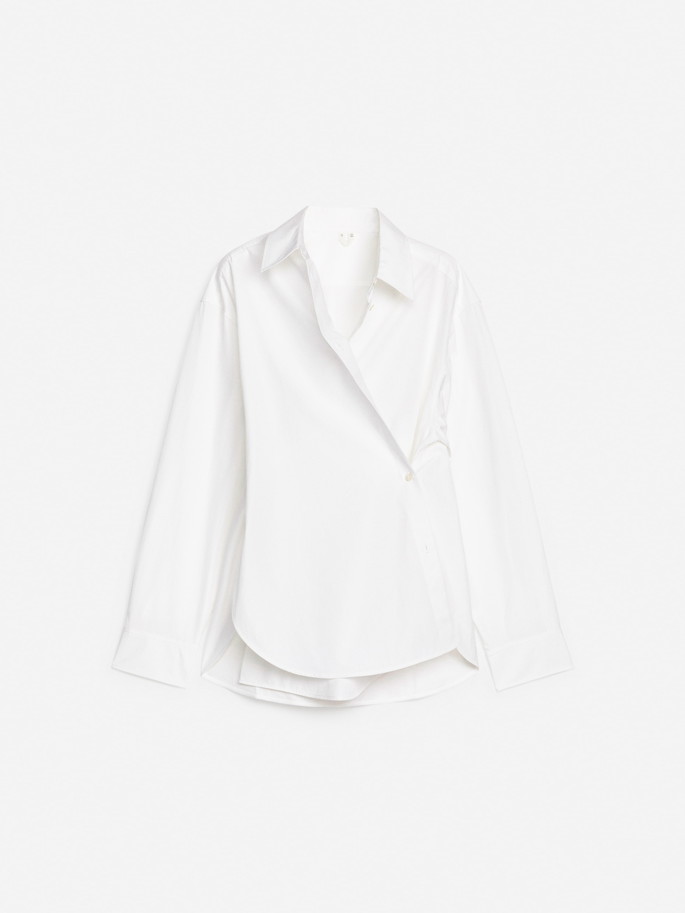 Two-Way Poplin Shirt – White – Women – ARKET EU