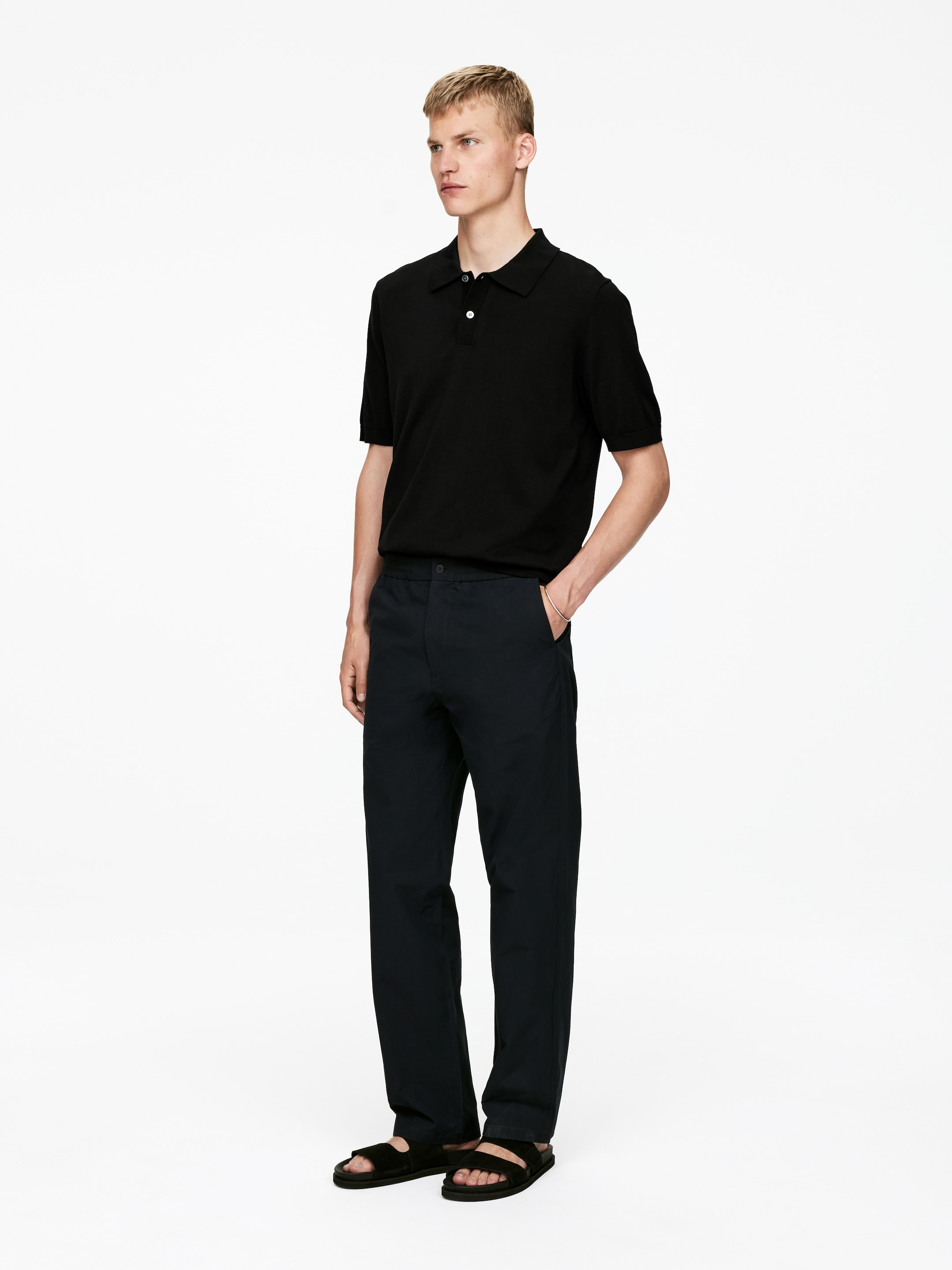 Größeres Bild anzeigen: Baumwollhose - Schwarz - Men | H&M AT 2